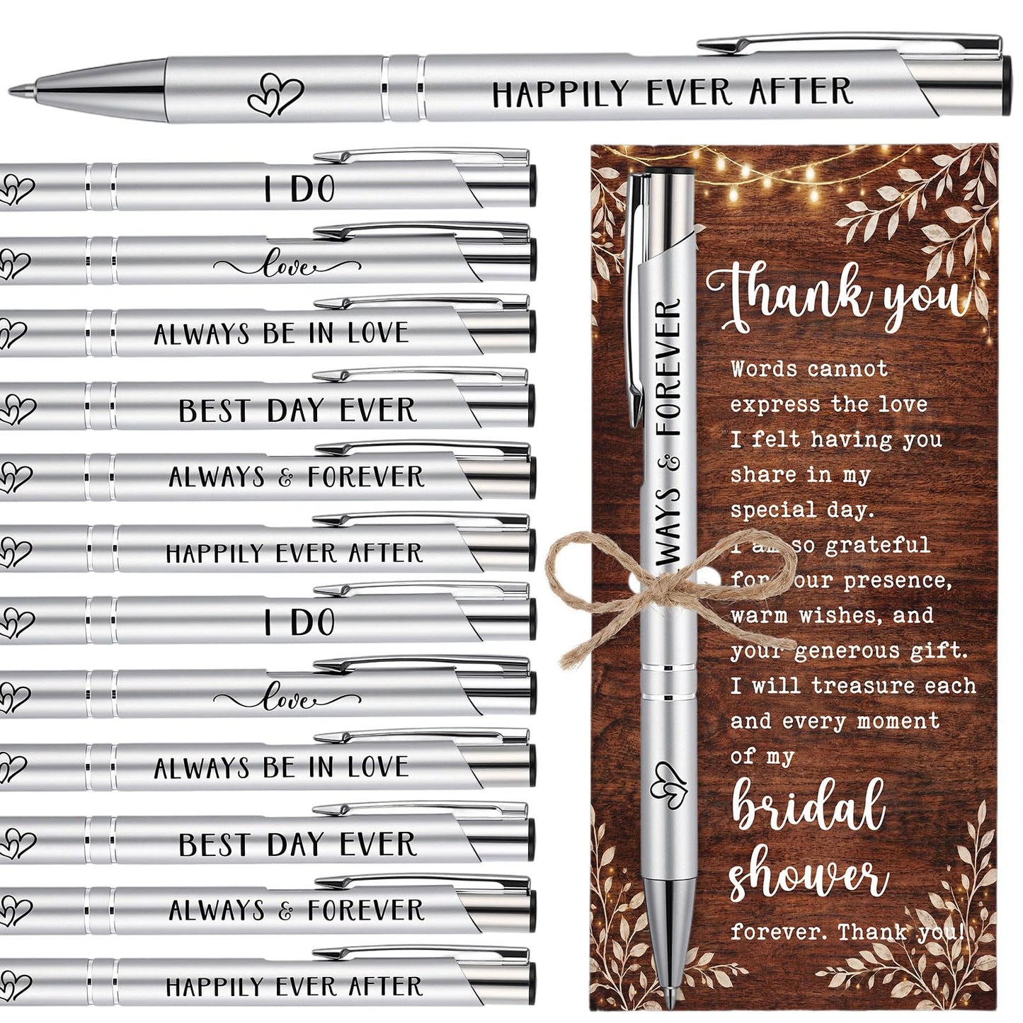 Chiisong 30 Sets Bridal Shower Favors for Guests, Rustic
