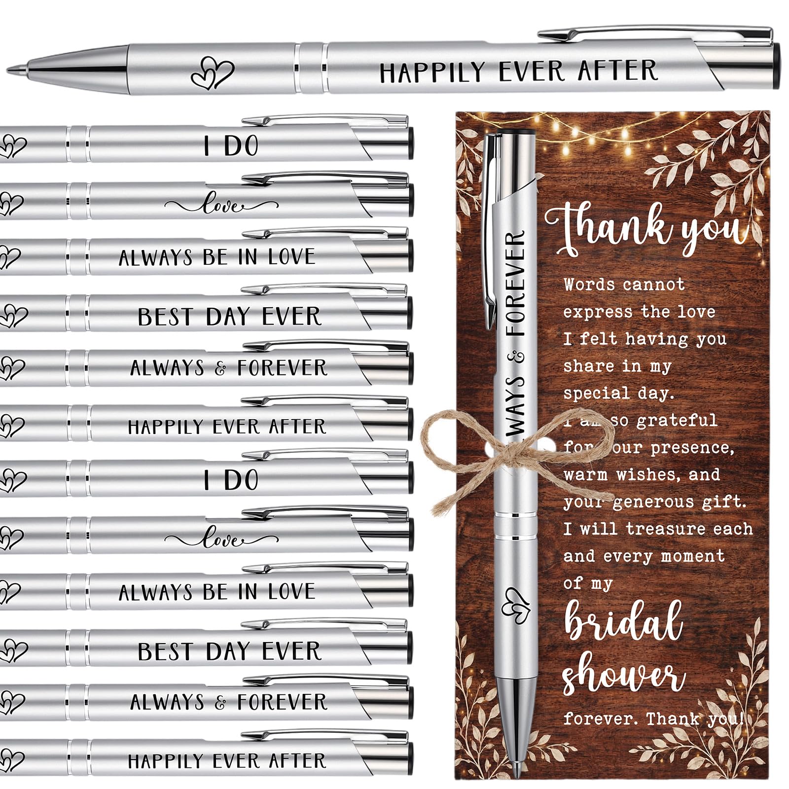 Chiisong 30 Sets Bridal Shower Favors for Guests, Rustic