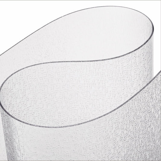 ExactMade - Clear Table Protector, USA Made, Safe, 17 x 22 Inch, 2mm Thick Pebble Textured Vinyl