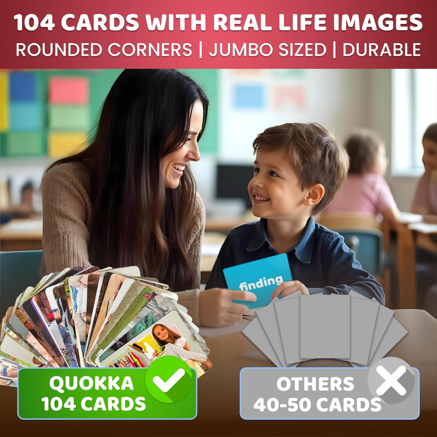 Vocabulary Builder Flash Cards for Kids Ages 4-8 — Speech Therapy Materials