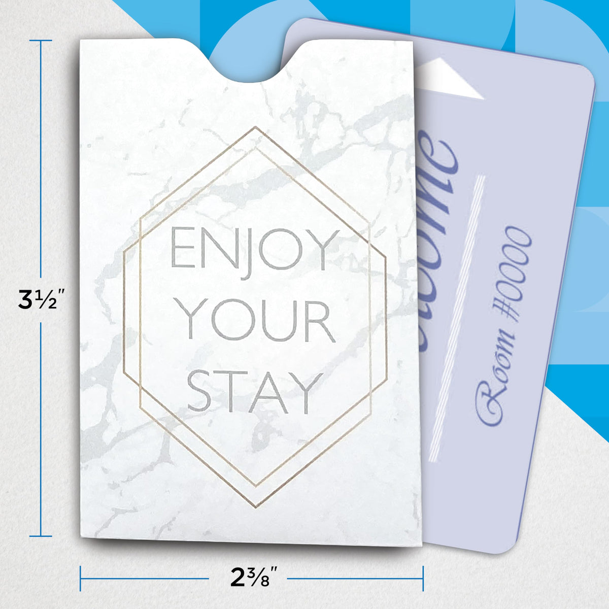 Guardian Key Card Holder Sleeves, Pack of 500 Small Envelopes for Hotel Key Cards, Gift Cards