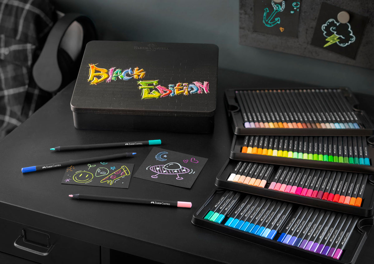 Faber-Castell Black Edition Colored Pencils, 1 Count (Pack of 100)
