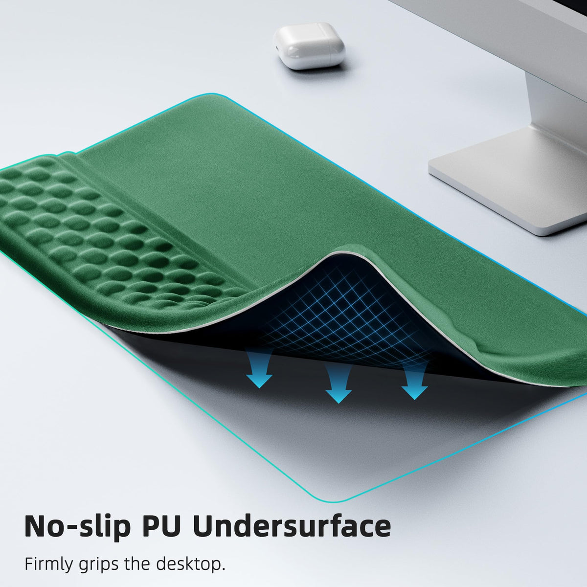 Ospelelf Keyboard Wrist Rest Pad, Comfy Ergonomic Keyboard Stand Riser Holder, Computer Wrist