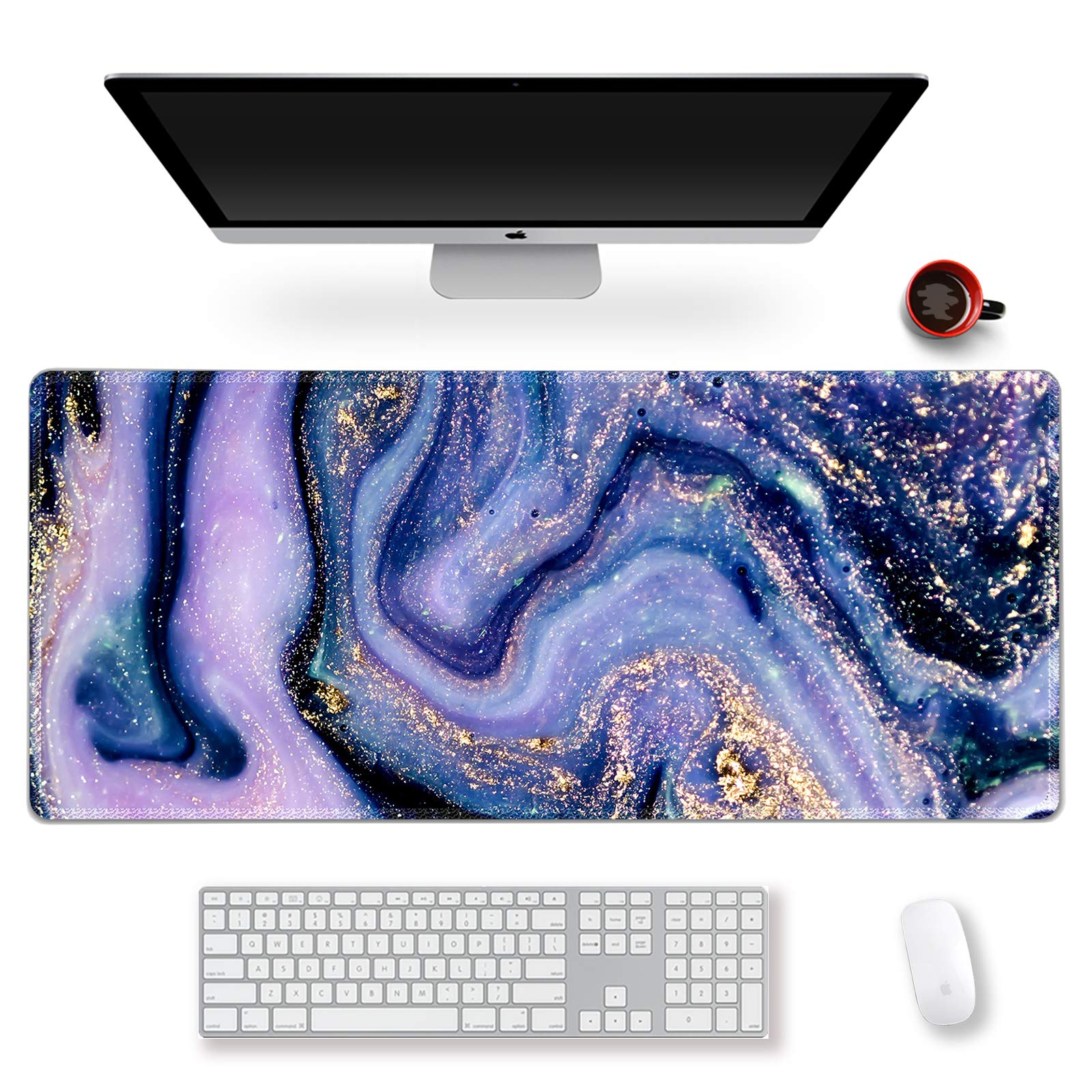 Extended Gaming Mouse Pad XXL ArtSo Large Keyboard Mat Long Mousepad Desk Decor Writing Pad Non