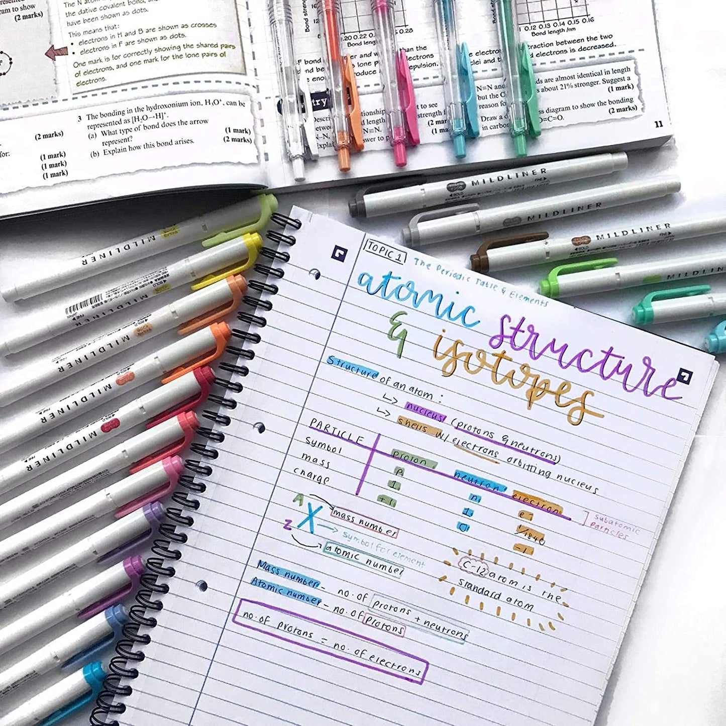 Zebra Pen Mildliner Double-Ended Highlighter Set, Broad and Fine Point Tips, Ideal for Bible