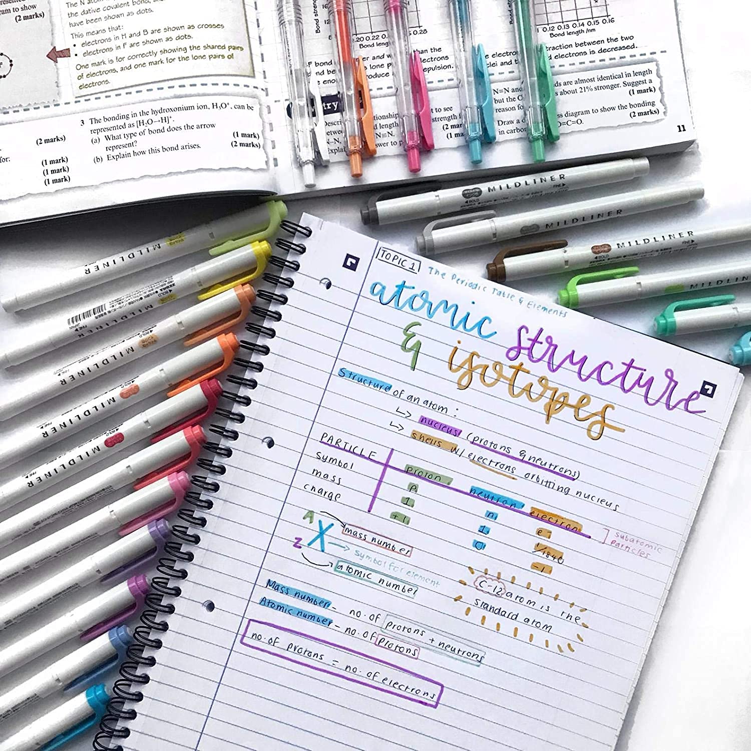 Zebra Pen Mildliner Double-Ended Highlighter Set, Broad and Fine Point Tips, Ideal for Bible