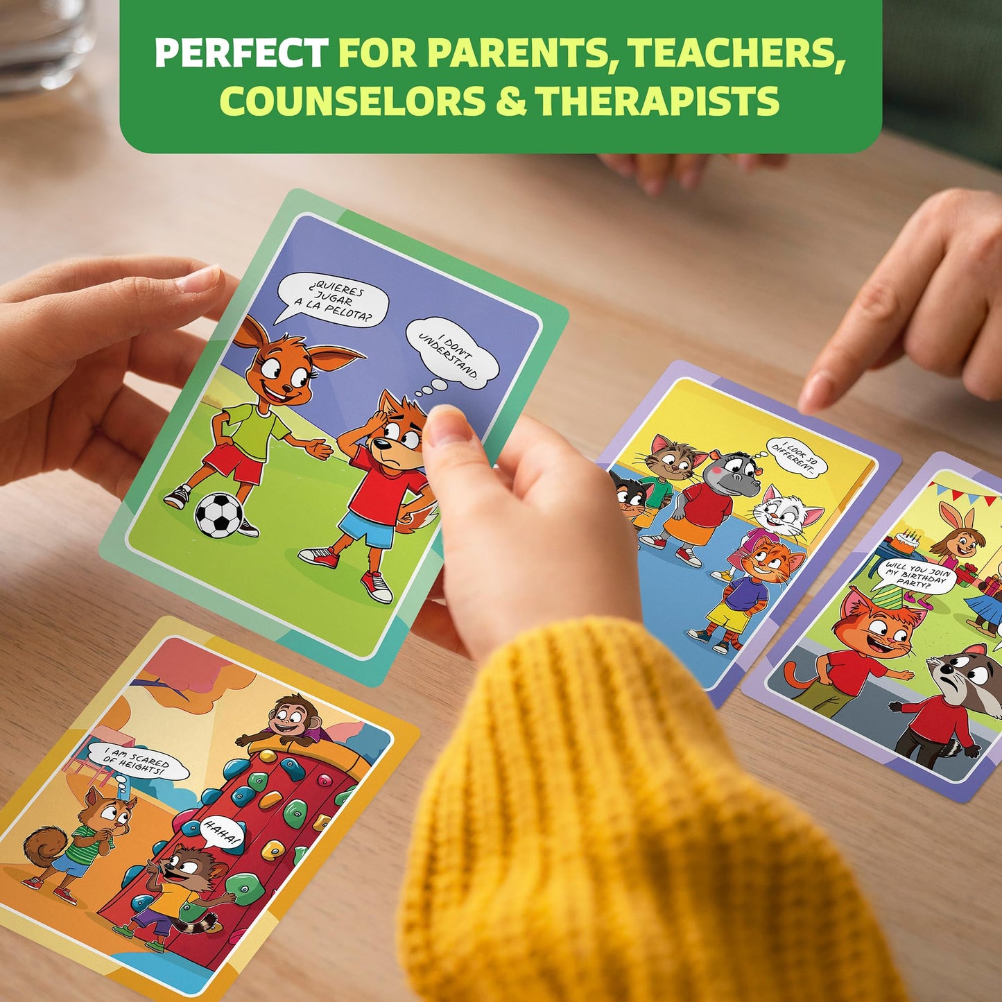 Who What Why Diversity Conversation Cards for Kids, SEL Game, Ages 4+