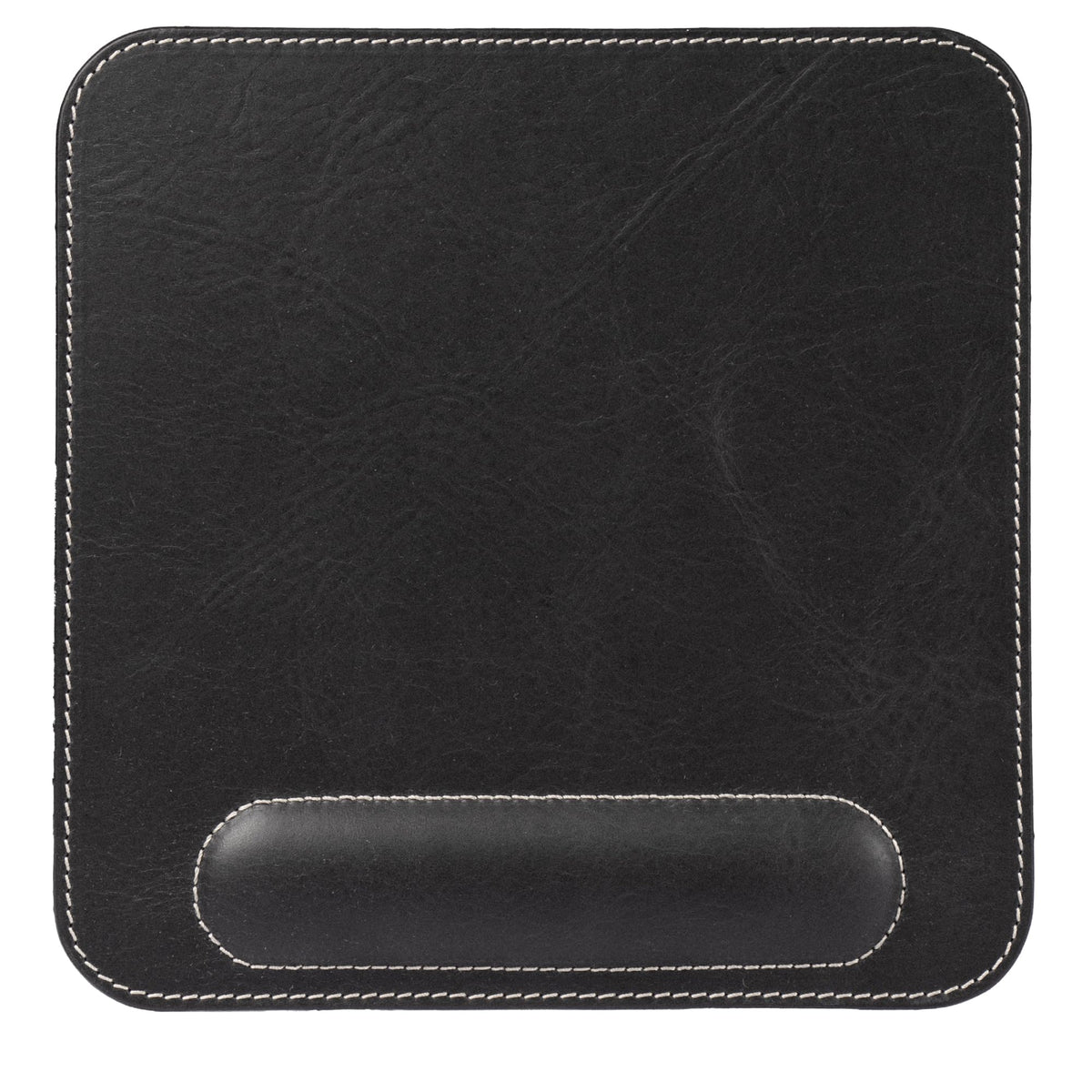 Londo Top Grain Leather Mouse Pad with Wrist Rest – Ergonomic Support, Non-Slip Base, Smooth Surface