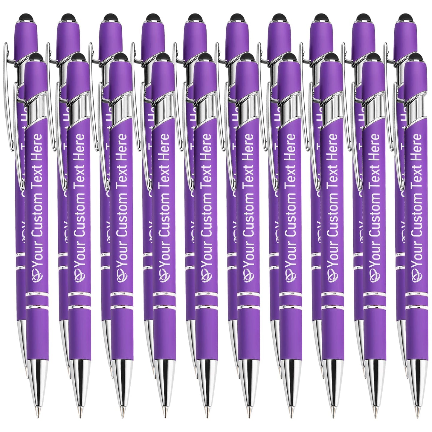 STREADVE Personalized Custom Pens with Name Engraved Logo Text Pen, Pack of 20 Customized Smooth