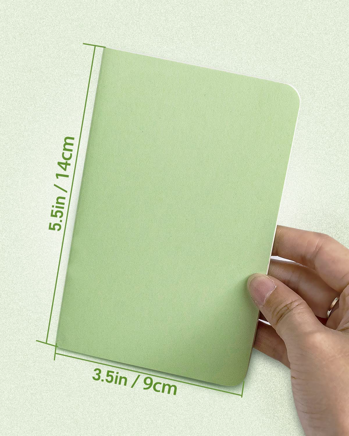 Gwybkq Small Blank Notepads Bulk 60 Pack Mini Pocket Notebooks Journal Set
