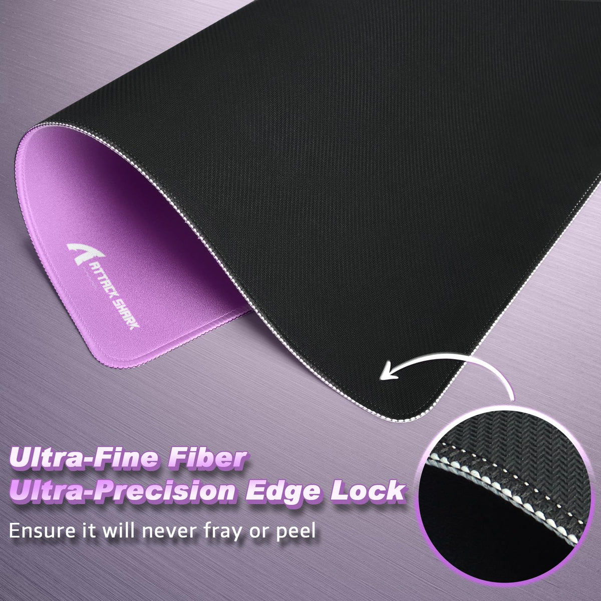 ATTACK SHARK CM02 Gaming Mouse Pad for Esports Speed Large Mouse mats for Desk Waterproof Surface