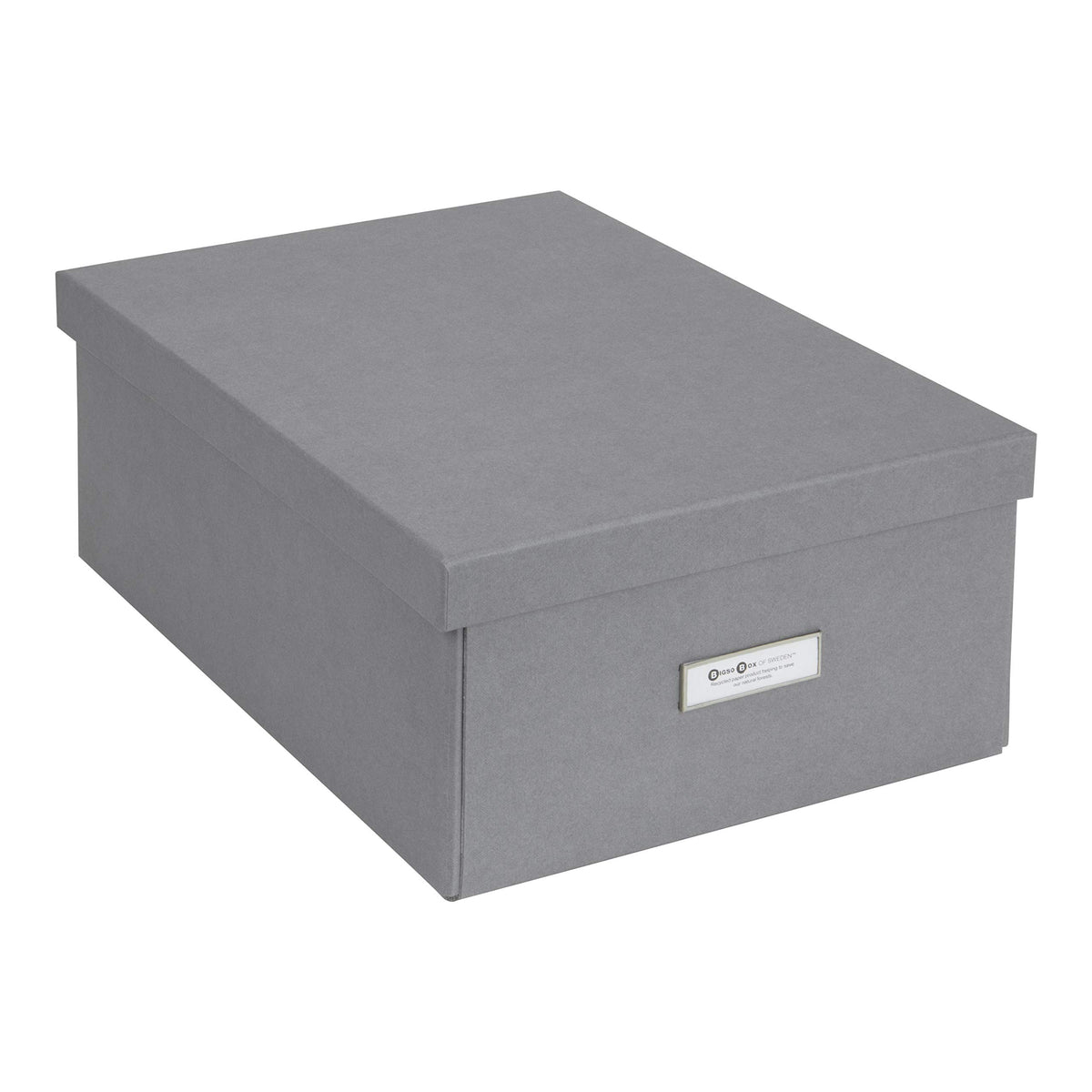 Bigso Box of Sweden Katia Collapsible Storage Box with Labelframe for Easy Identification - Simple