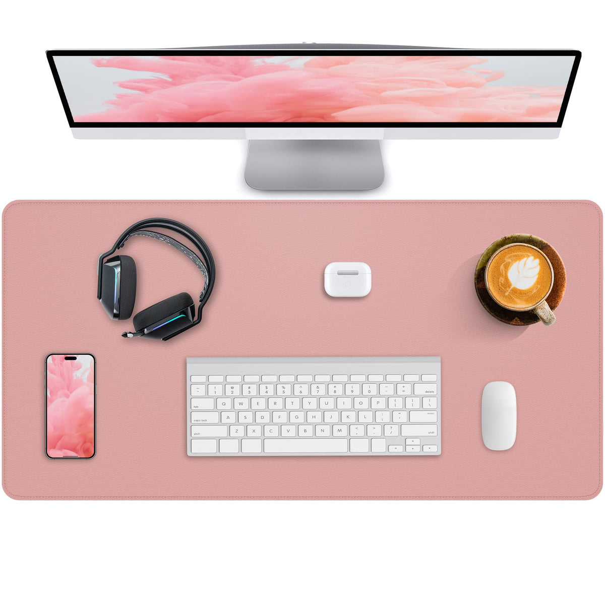 Desk Pad Mat - Leather Desk Pad Protector for Office and Home - Desk Organization and Accessories
