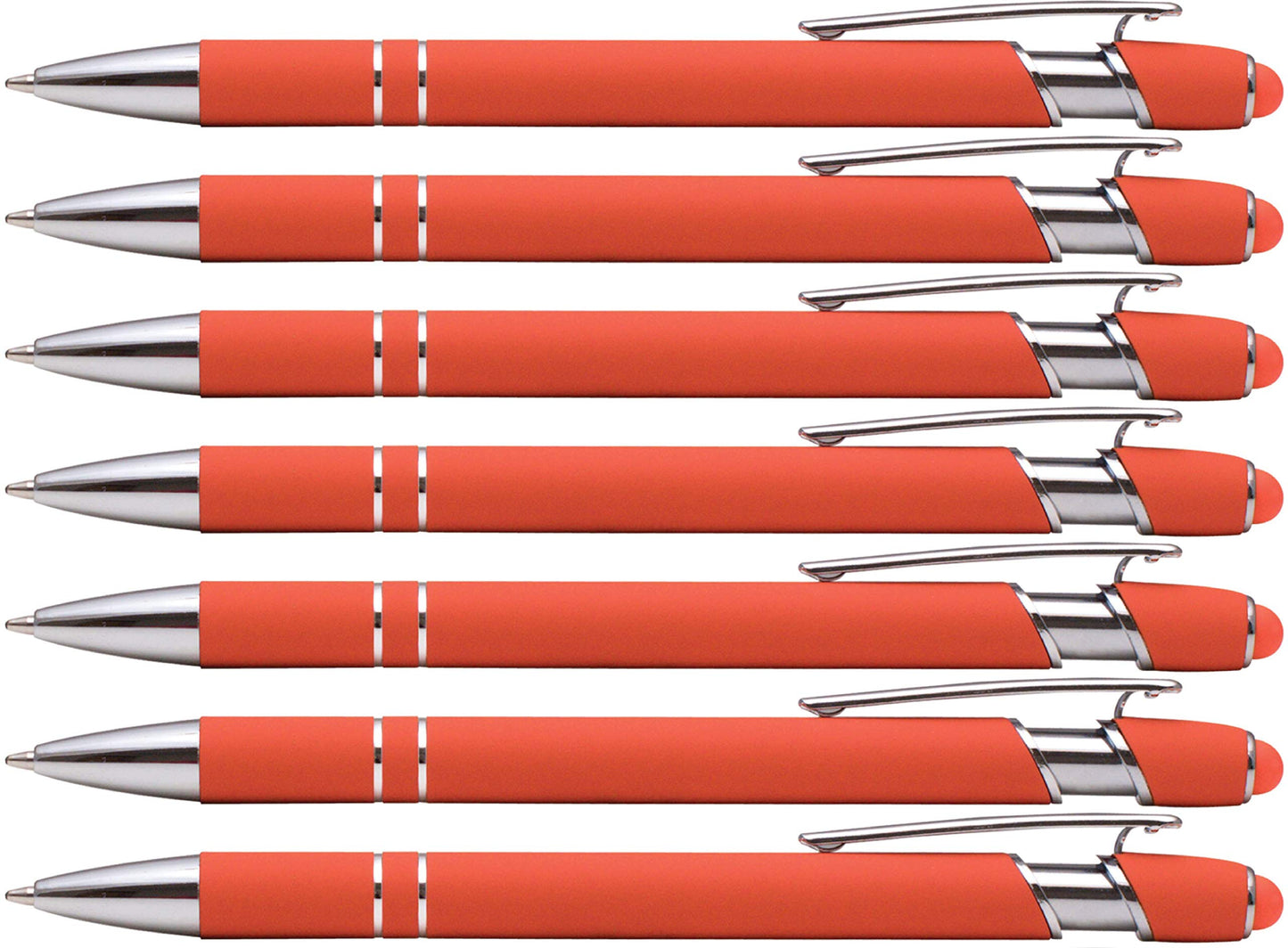 Express Pencils Rubberized Soft Touch | Burst of Color | Ballpoint Pen with Stylus Tip a stylish