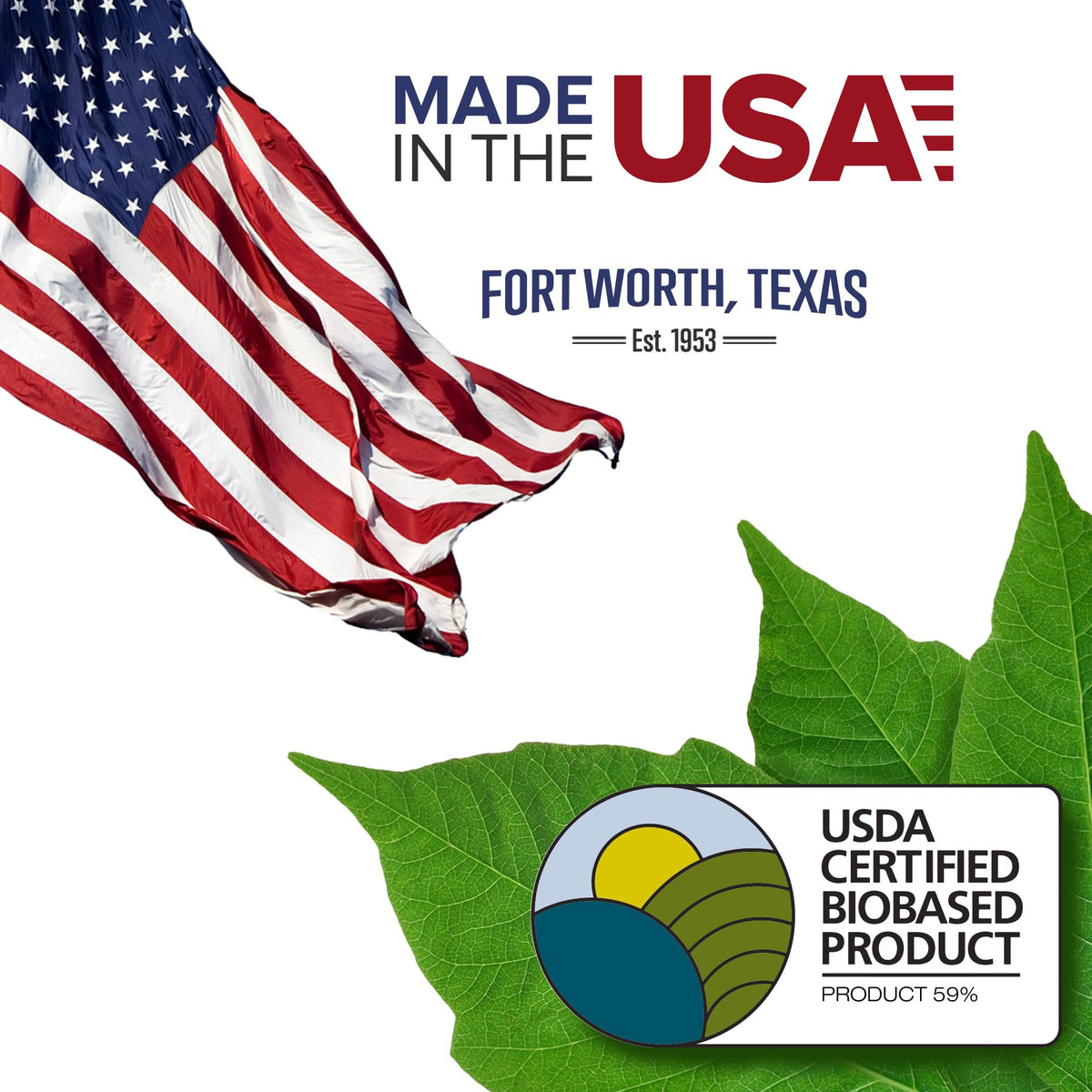 Samsill Earth’s Choice Biobased Durable 3 Ring View Binder, 2 Inch Round Ring, Up to 25% Plant