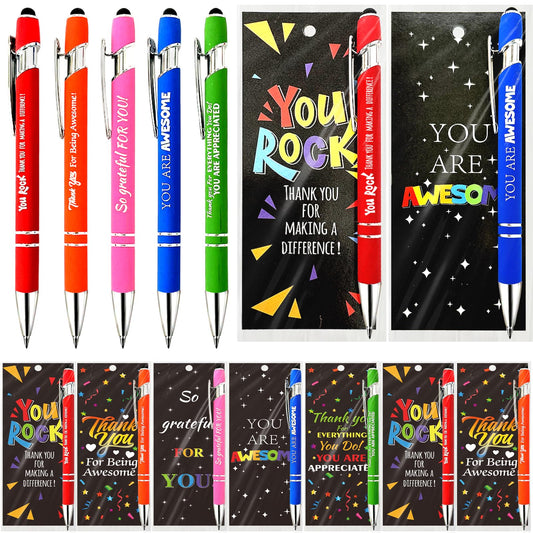 Aartner 60 Sets Employee Appreciation Gifts Pens Bulk Team Teacher Staff Thank You Gifts with