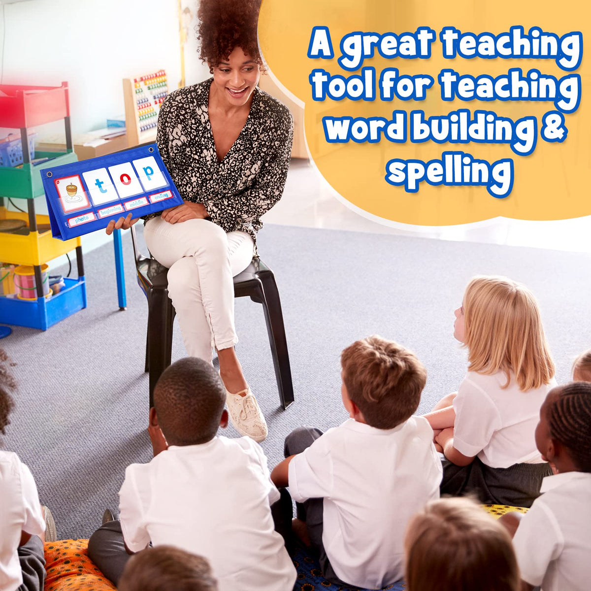Torlam CVC Word Builder Kindergarten Classroom Must Haves, Phonics Games Preschool Learning