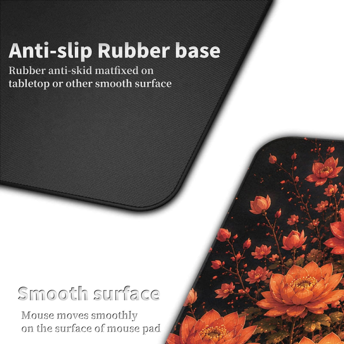 Lotus Cowboy Frog Large Mouse Pad, 31.5 x 11.8 in Extended Desk Mat