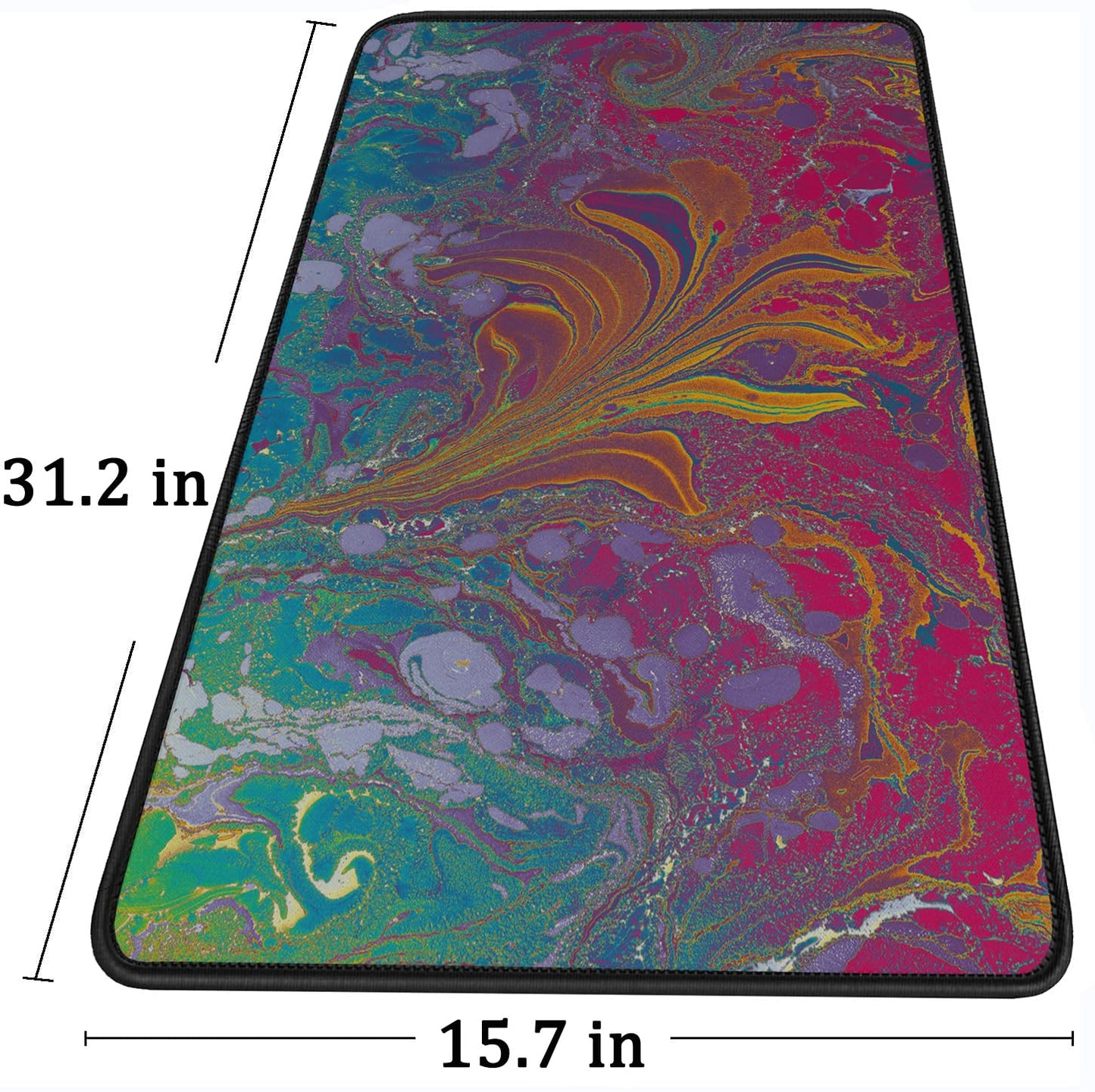 Large Extended Gaming Mouse Pad with Stitched Edges 31.5X15.7In