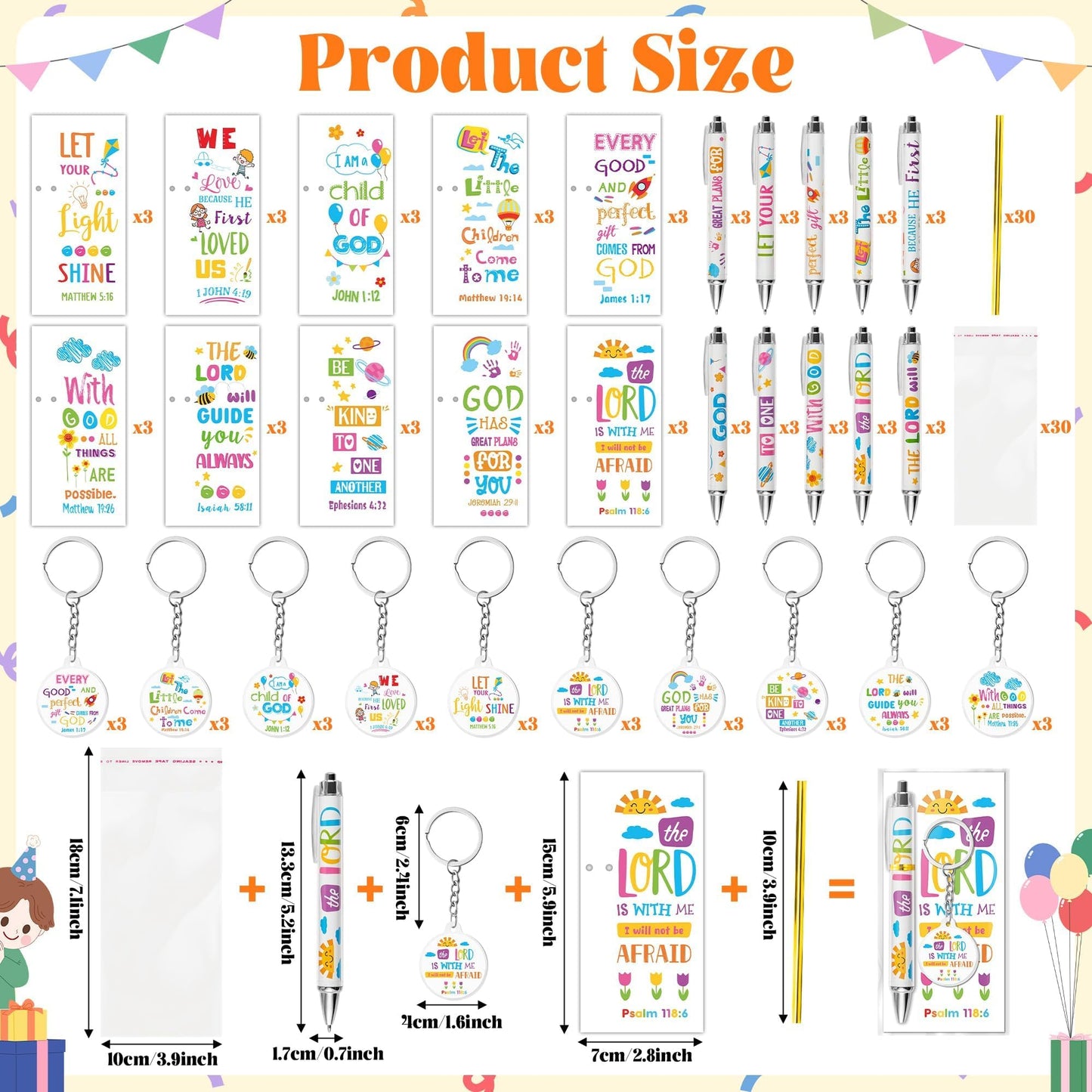 ANGOLIO Christian Inspirational Bible Verses Gifts - 230P Religious Inspirational Bookmarks