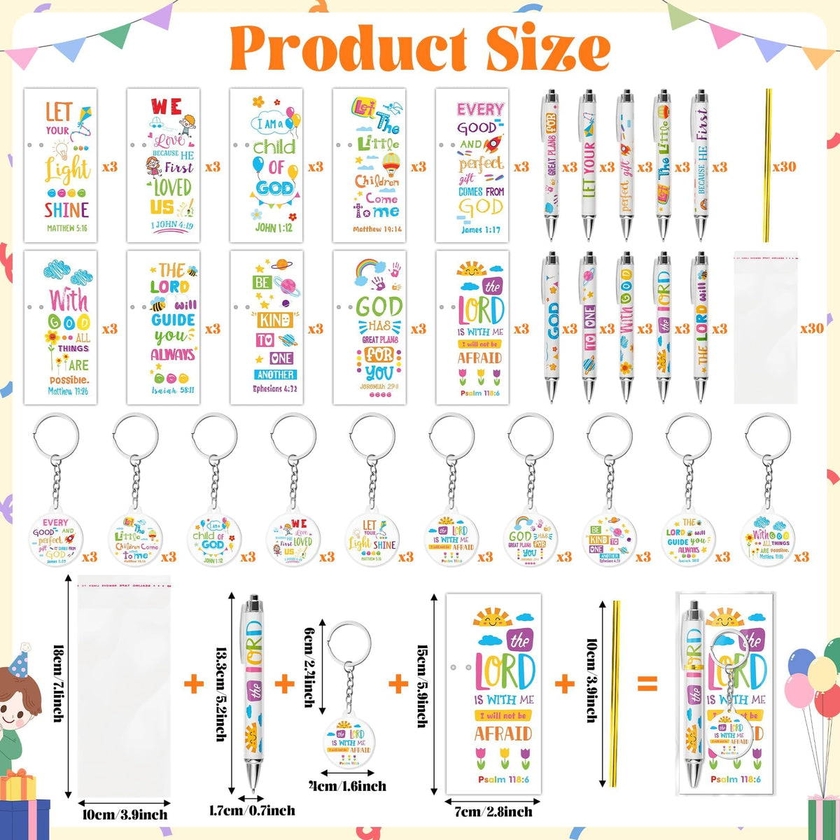 ANGOLIO Christian Inspirational Bible Verses Gifts - 230P Religious Inspirational Bookmarks