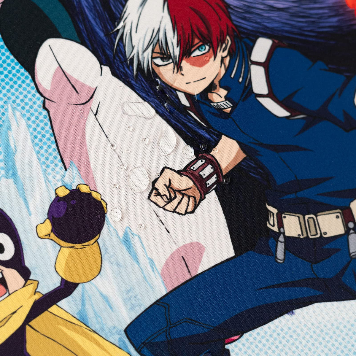 Erik Official My Hero Academia XXL Mouse Mat - Desk Pad - 31.5" x 13.78" Non-Slip Rubber Base Mouse