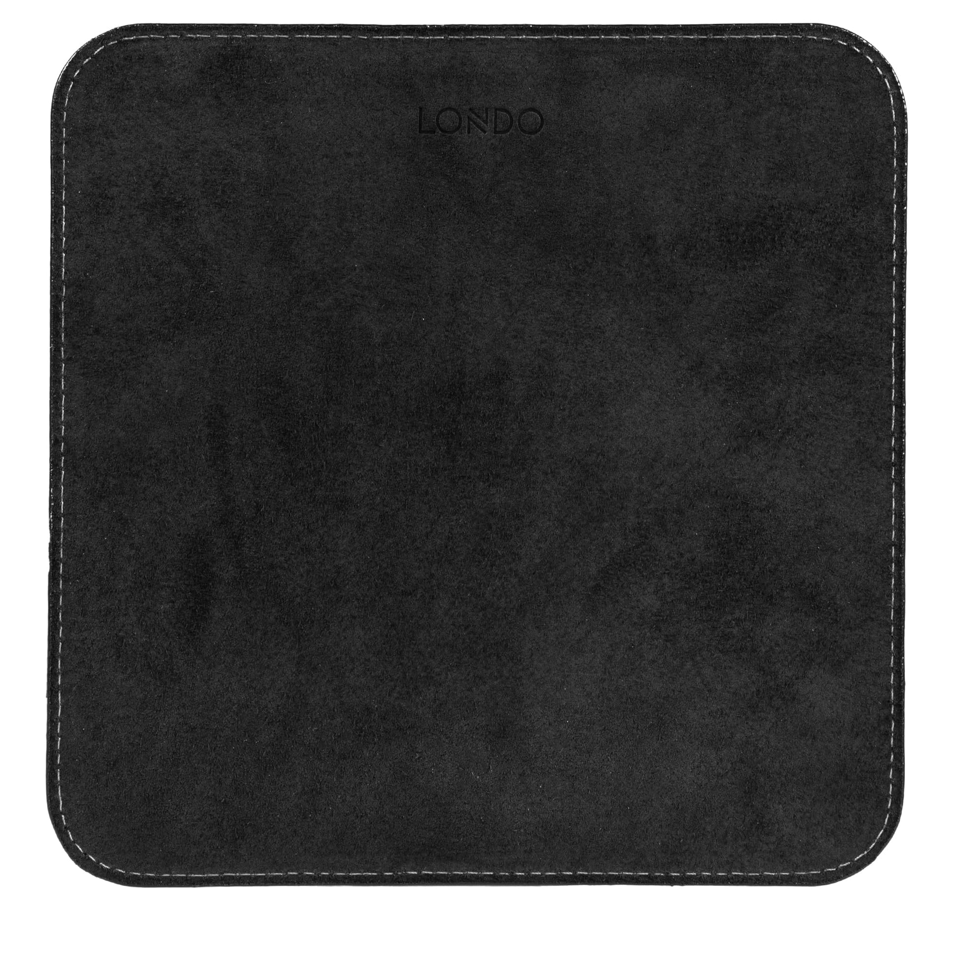Londo Top Grain Leather Mouse Pad with Wrist Rest – Ergonomic Support, Non-Slip Base, Smooth Surface