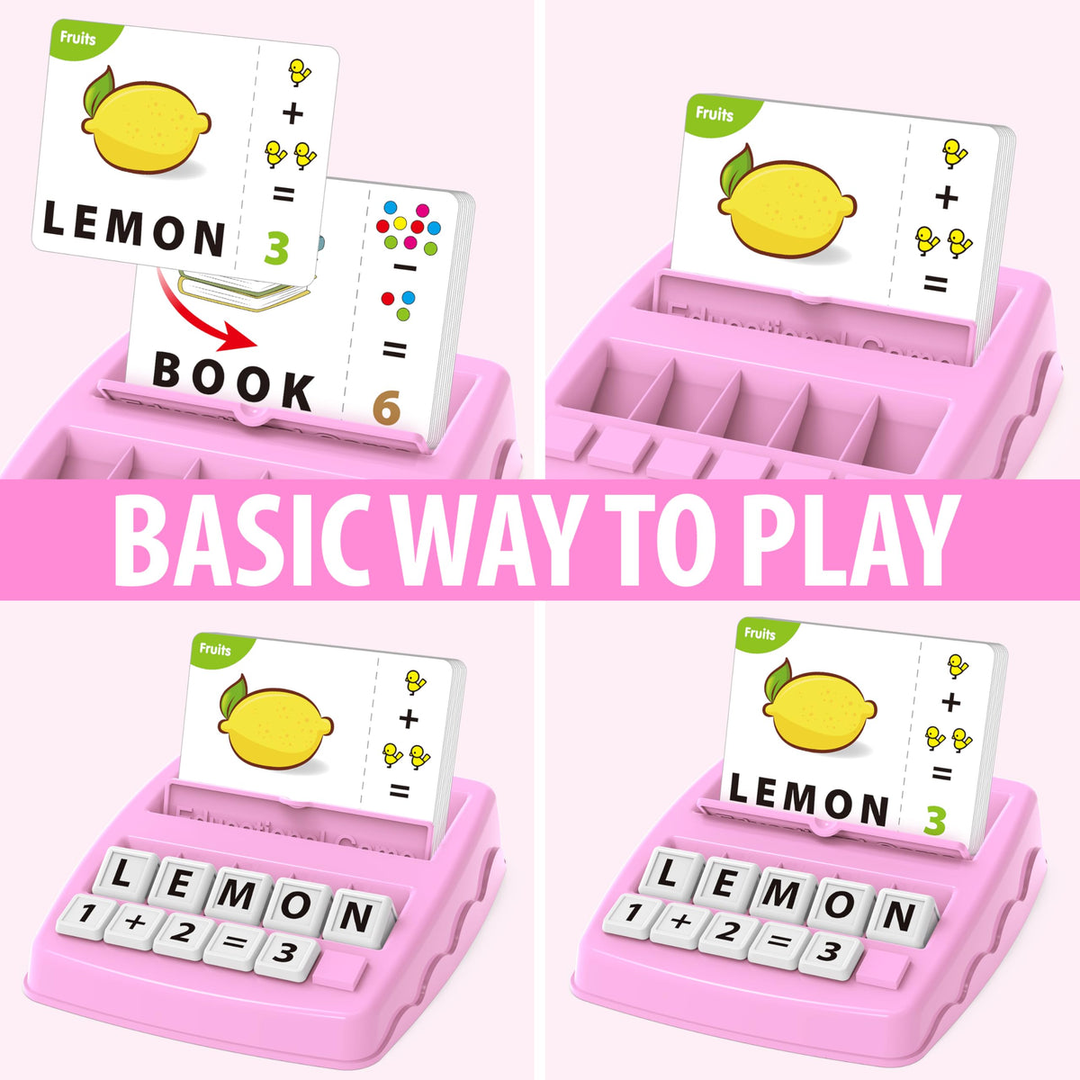 Yolscue Montessori Matching Letter Games,Educational Toys for 3-8 Year Olds Boys Girls,Alphabet