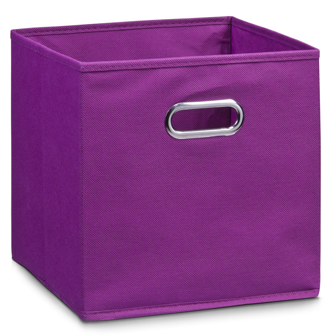 Zeller Storage Box, Purple, Fleece 32x32x32, Fabric