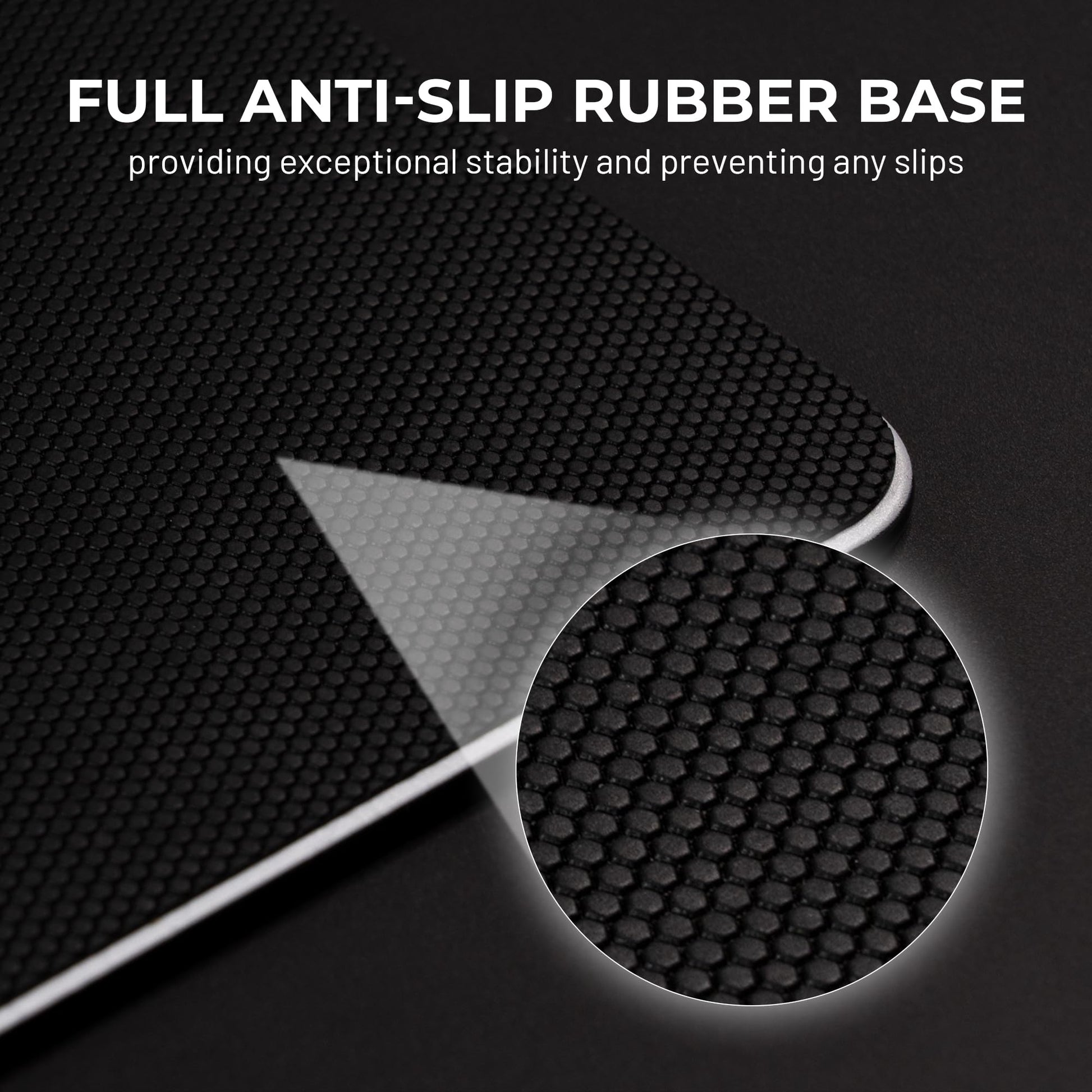 XVX Black Spider Webs Glass Gaming Mousepad 4.0,Hard Mousepad for Gaming,Ultra-Smooth Micro-Etched