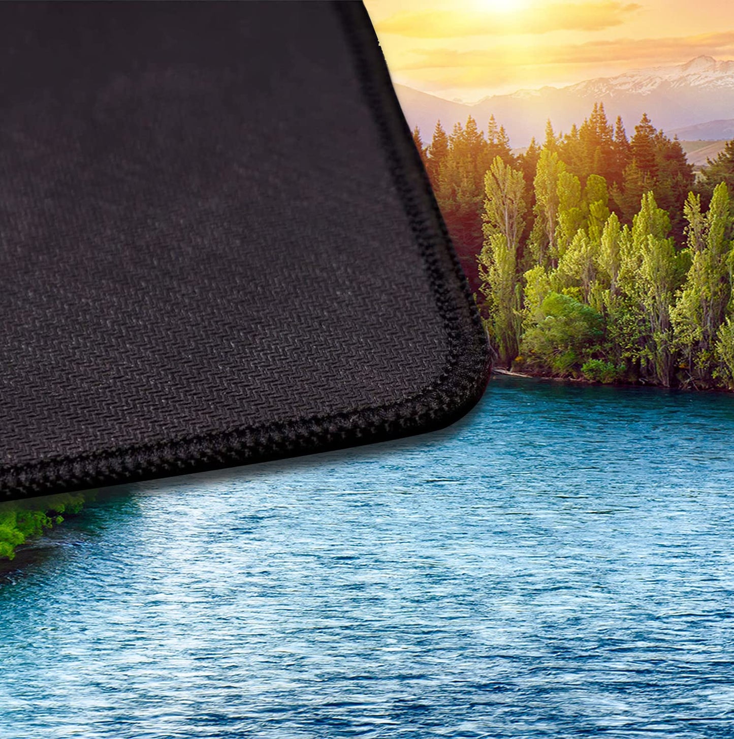 Extended Sunset Forest Gaming Mouse Pad, Keyboard Computer Office Mouse Pad