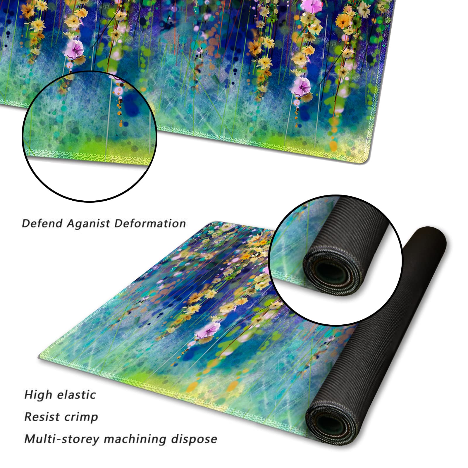 ArtSo Large Gaming Mouse Pad Extended Desk Pad XL Keyboard Mat Long Mousepad Decor Writing Pad