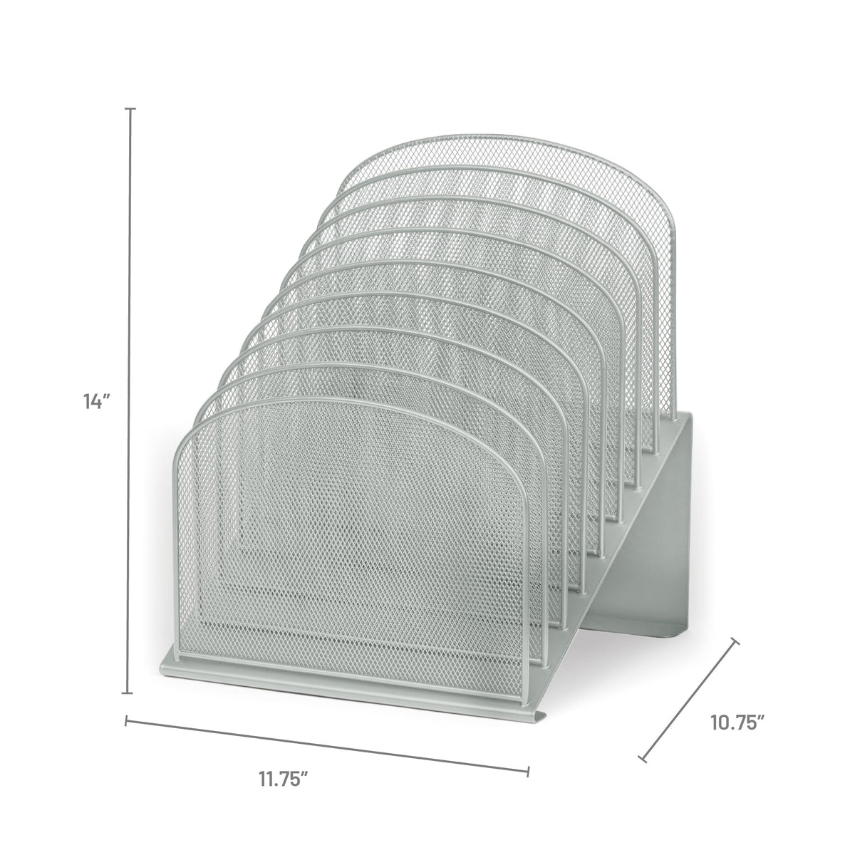 Safco Onyx 8-Tiered Desk Organizer, Vertical File Organizer for Home, Office, Classroom & More
