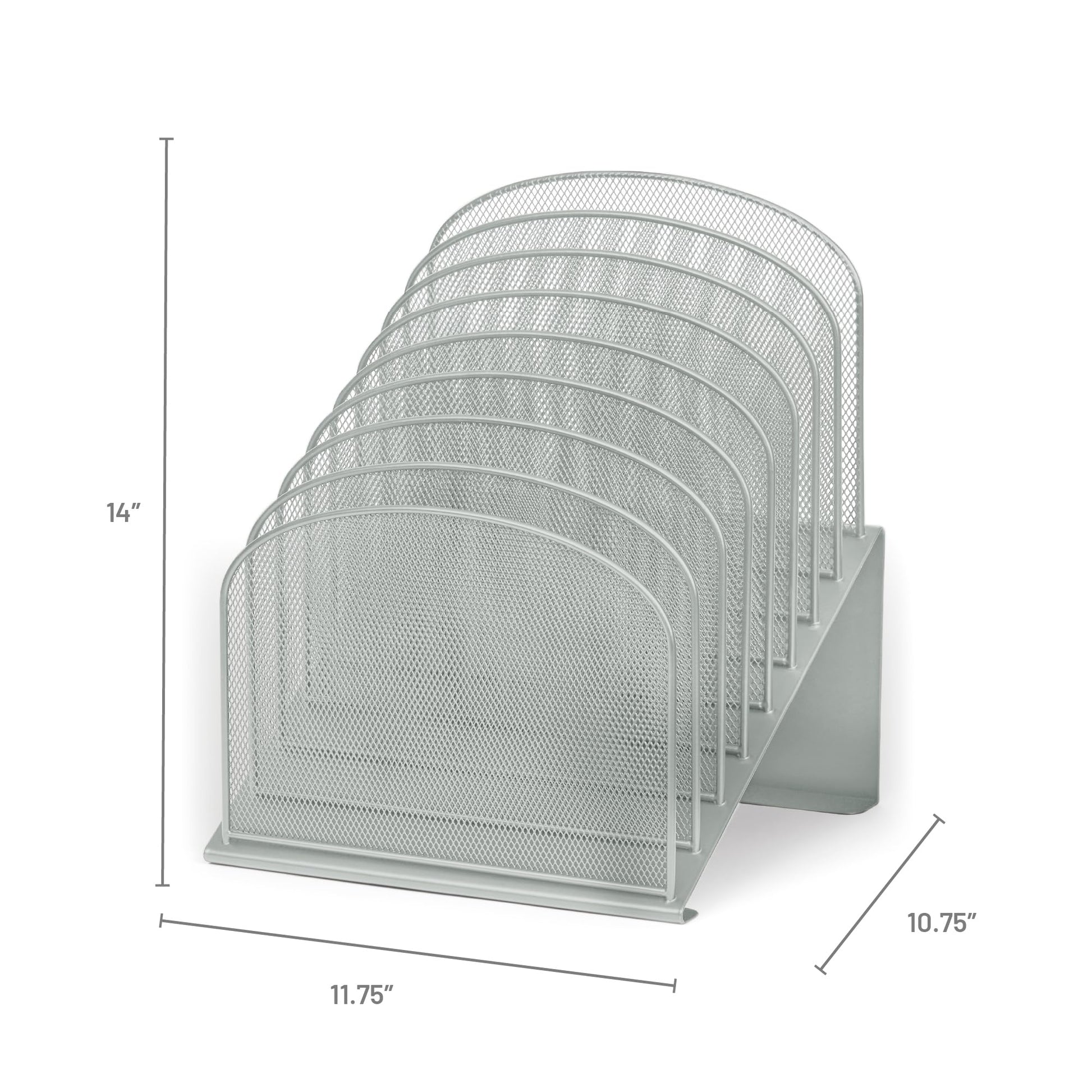 Safco Onyx 8-Tiered Desk Organizer, Vertical File Organizer for Home, Office, Classroom & More