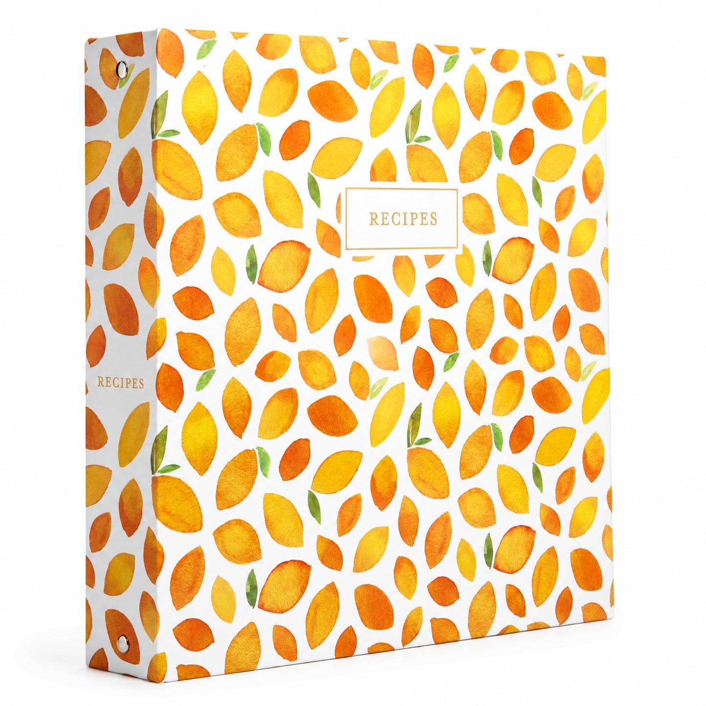 Jot & Mark 8.5"" x 11"" Sturdy 3 Ring Recipe Binder with Spill-Proof Clear