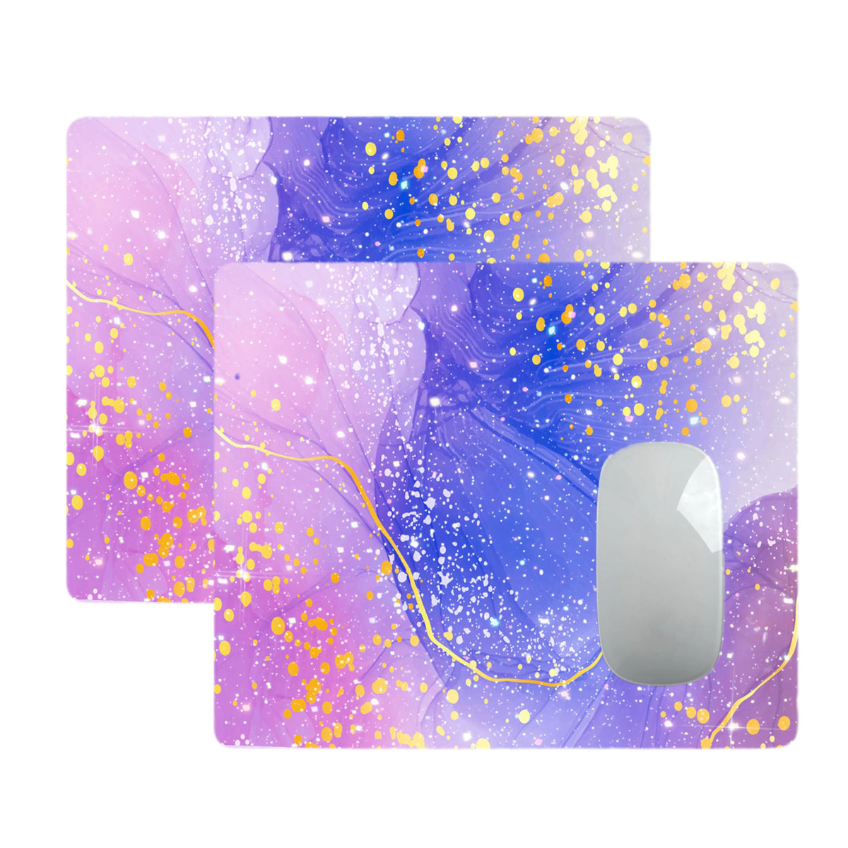 Mouse Pad Diamond Blue Glitter Sparkle Mousepad Real Bling Pink Desk Accessories Gaming Bling