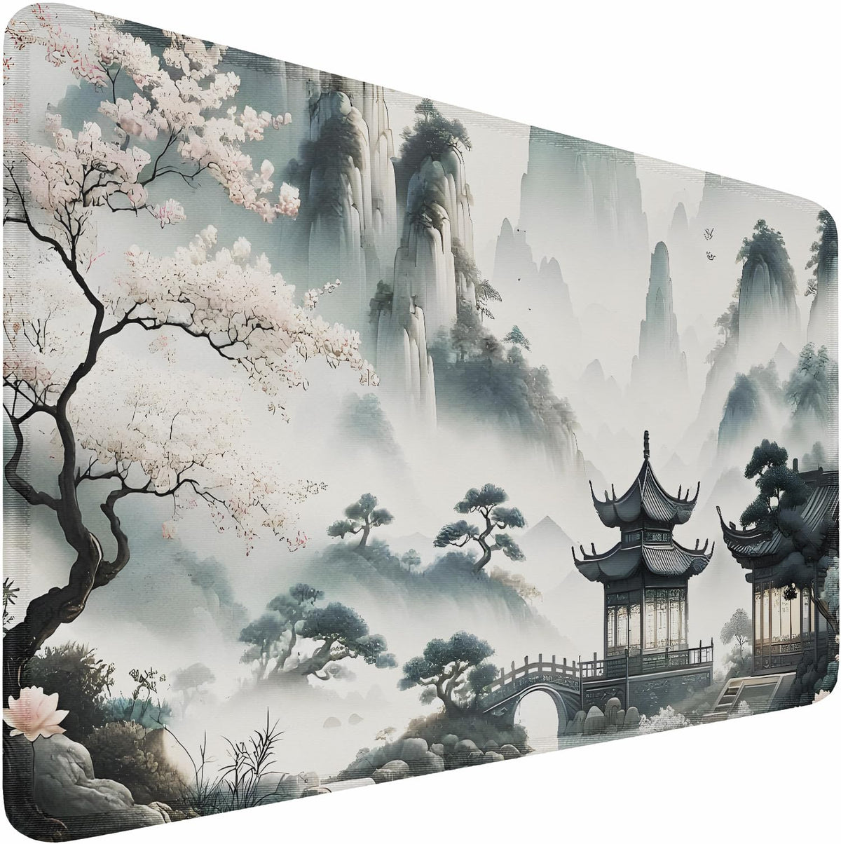 Large Gaming Mouse Pad, 31.5x15.7 inch Large Extended Computer Keyboard Mouse Mat, Water Resist