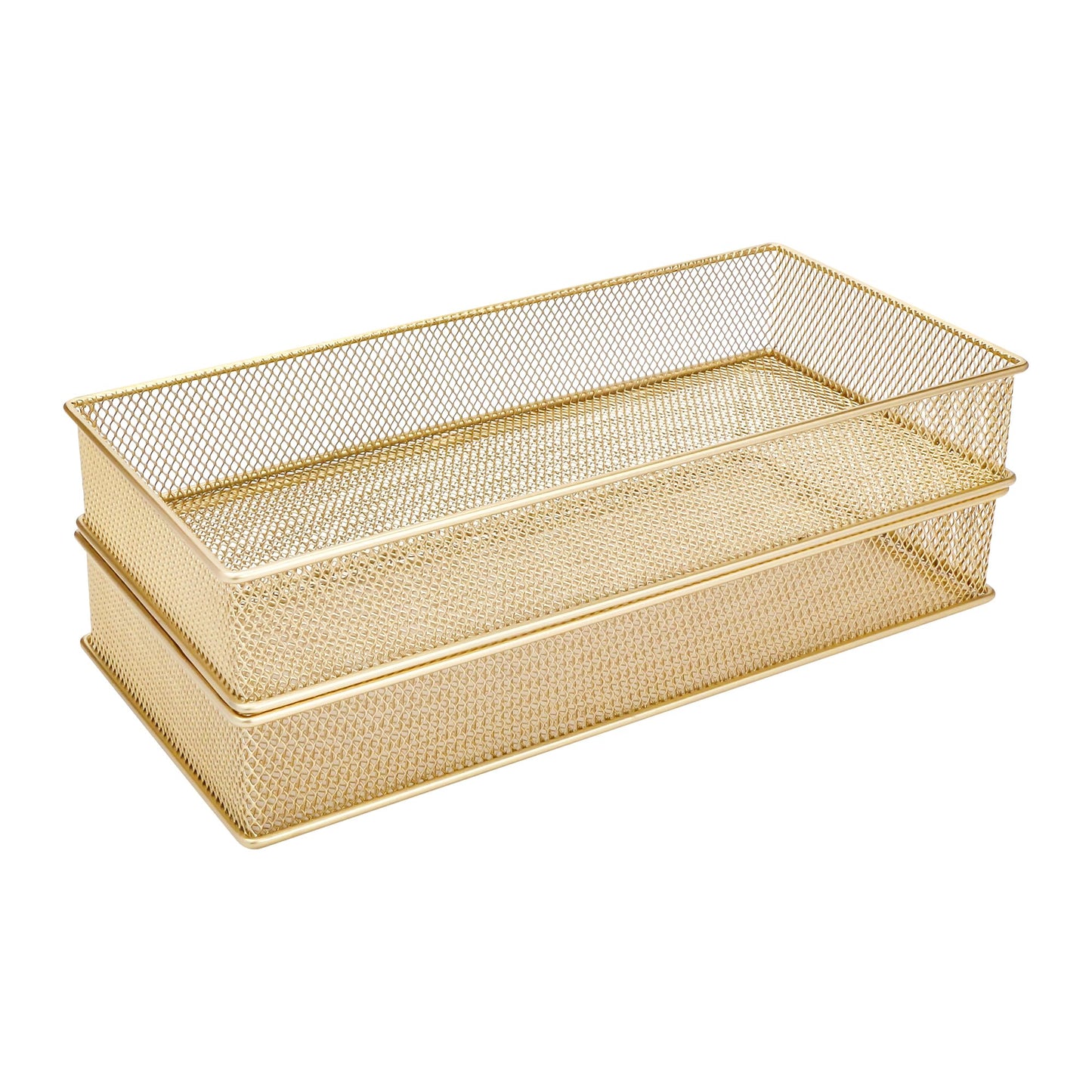Annova Mesh Stackable Drawer Cabinet and Shelf Organizer Bins Storage Basket School Office Supply