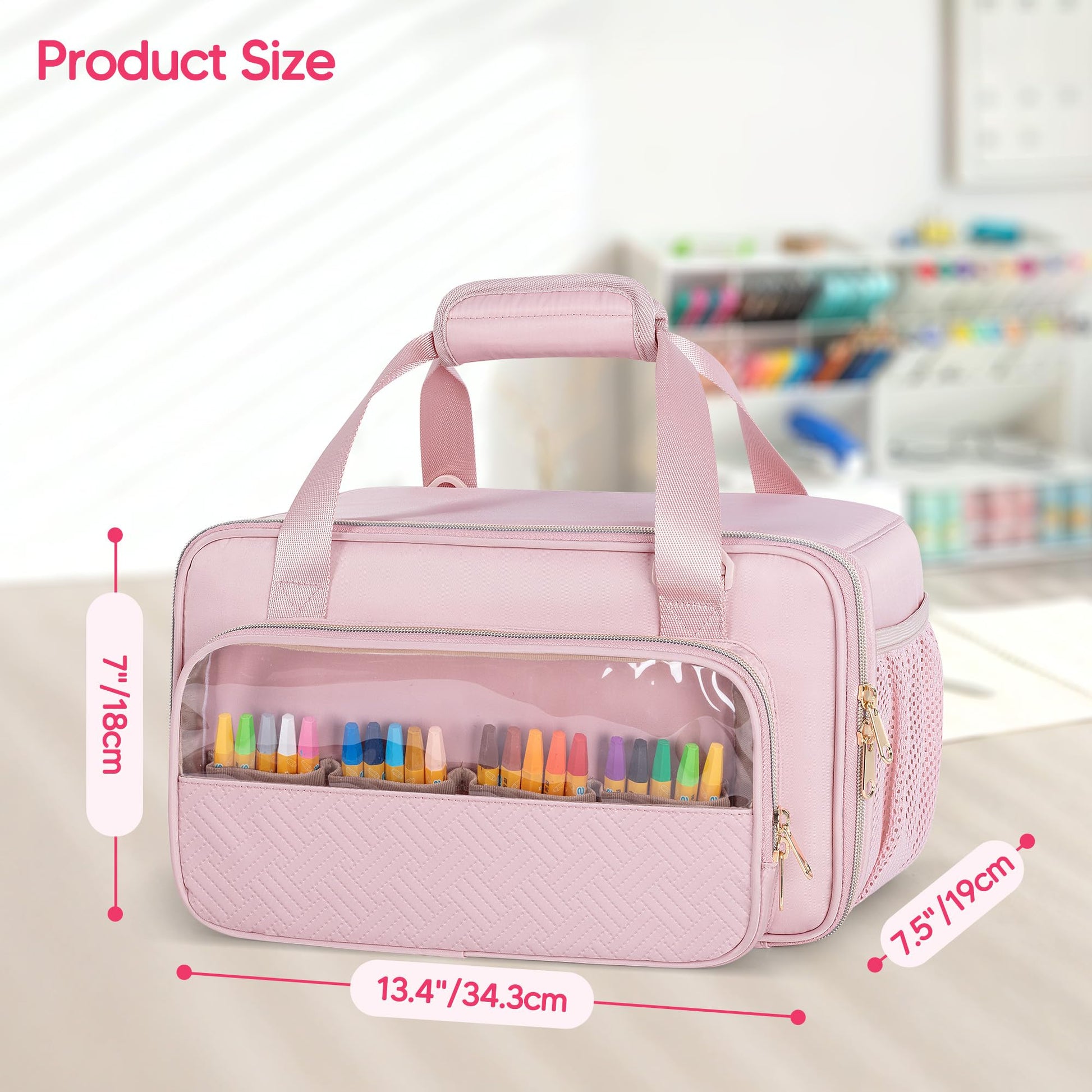 Prokva Marker Organizer Case for 216 Markers, Large Marker Storage Bag
