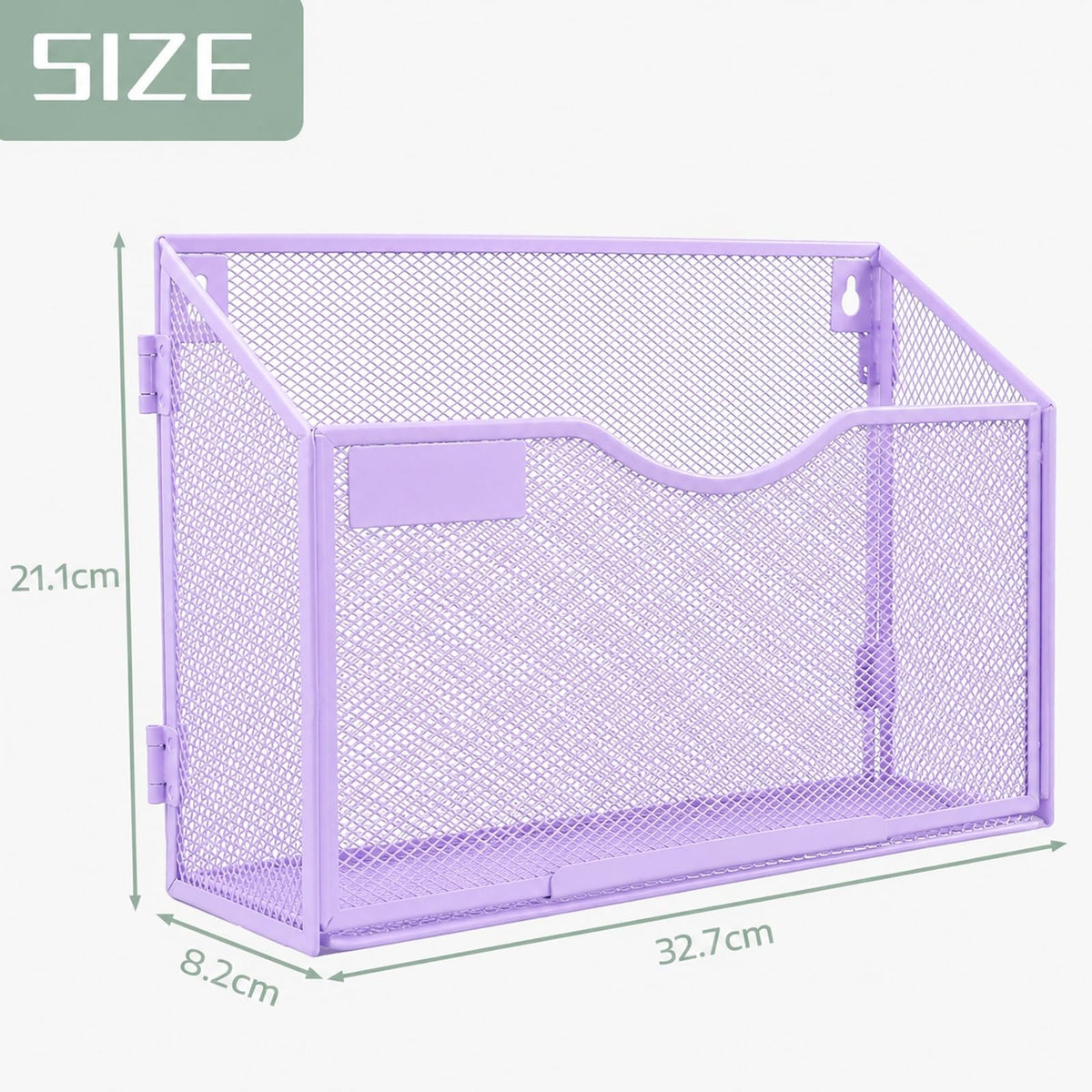 ideallife 1 Pocket Mesh Wall File Holder Organizer Office Hanging File Folder Magazine Rack