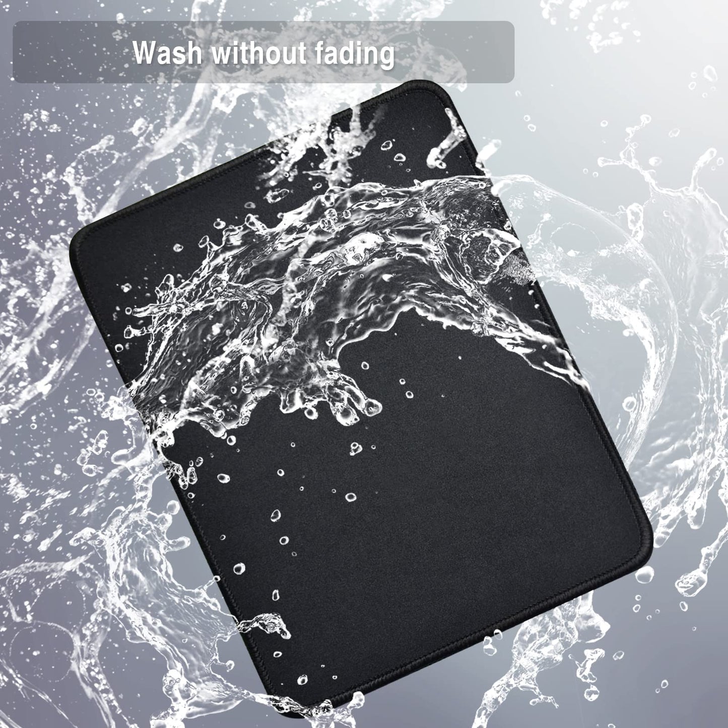 Zhithink 17 Pack Mouse Pad, 10.2''x8.2'' Computer Mousepad Bulk, Black