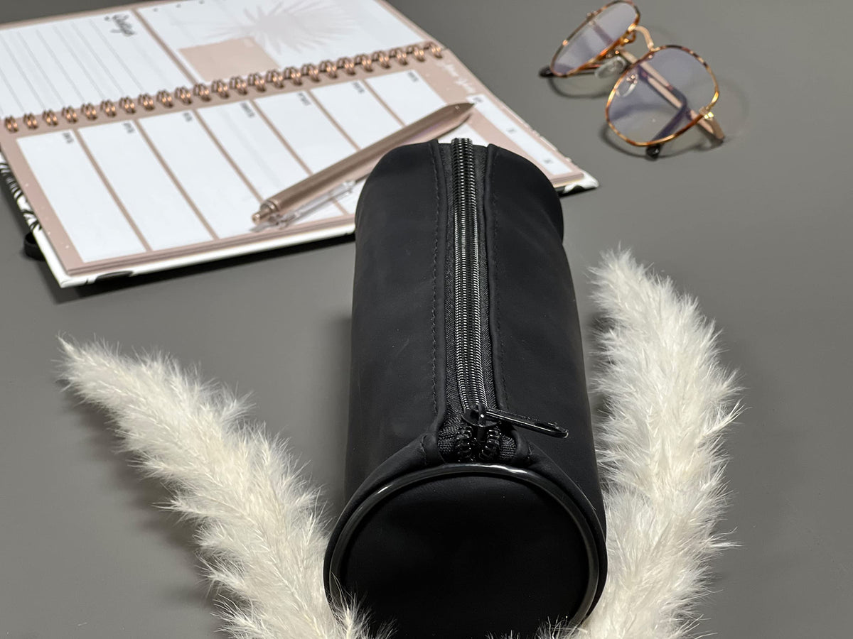 Stylex Leather Pencil Pouch - Black