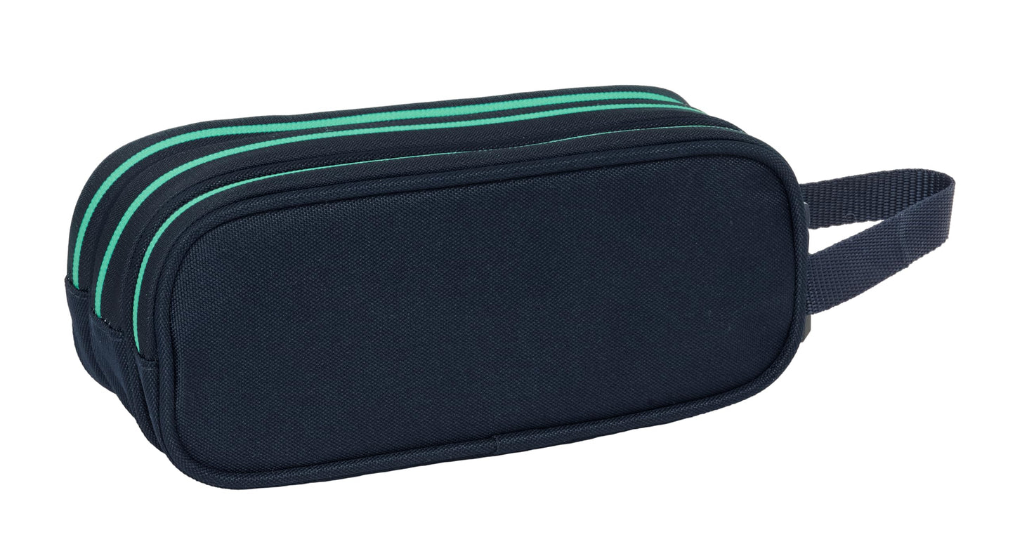 Real Madrid 2nd Team 25/26 Pencil Case with 3 Zips for Children, Ideal for Children from 5 to 14