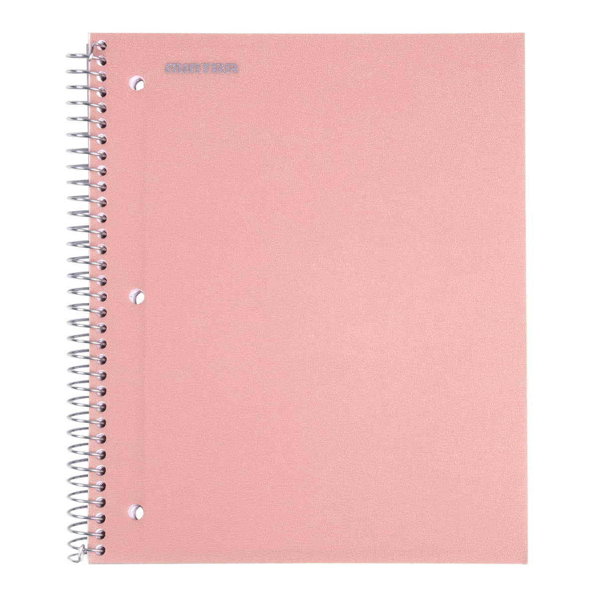 Mintra Office Durable Spiral Notebooks, 3 Subject (Lavender, Sage Green, Salmon, College Ruled 3pk)