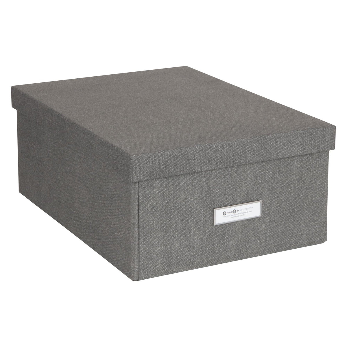 Bigso Box of Sweden Katia KD Collapsible Photo Storage Box with Labelframe for Easy Identification