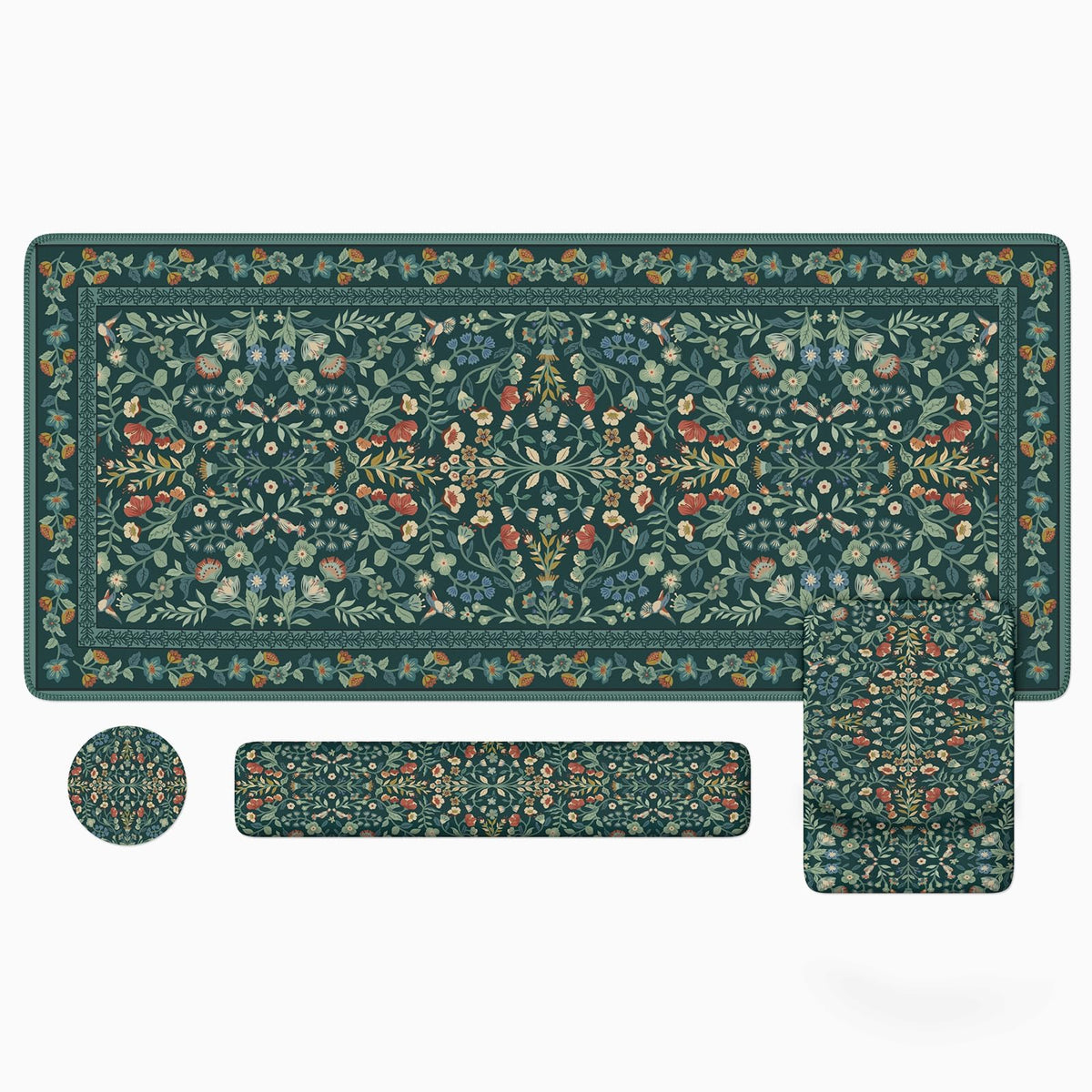 iLeadon Ergonomic Mouse Pad Set with Wrist Rest Non-Slip Desk Mat Set