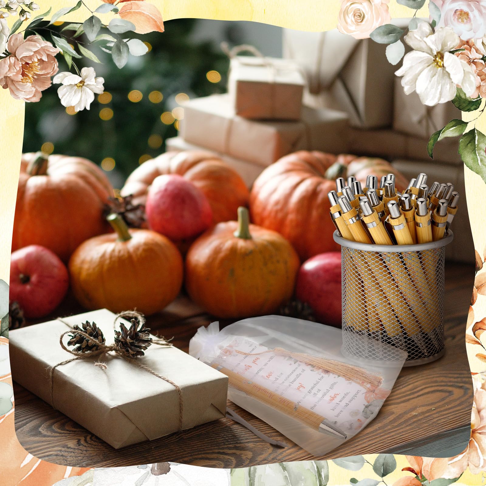 Gilprop 50 Sets Little Pumpkin Baby Shower Favors for Gender Reveal Guests