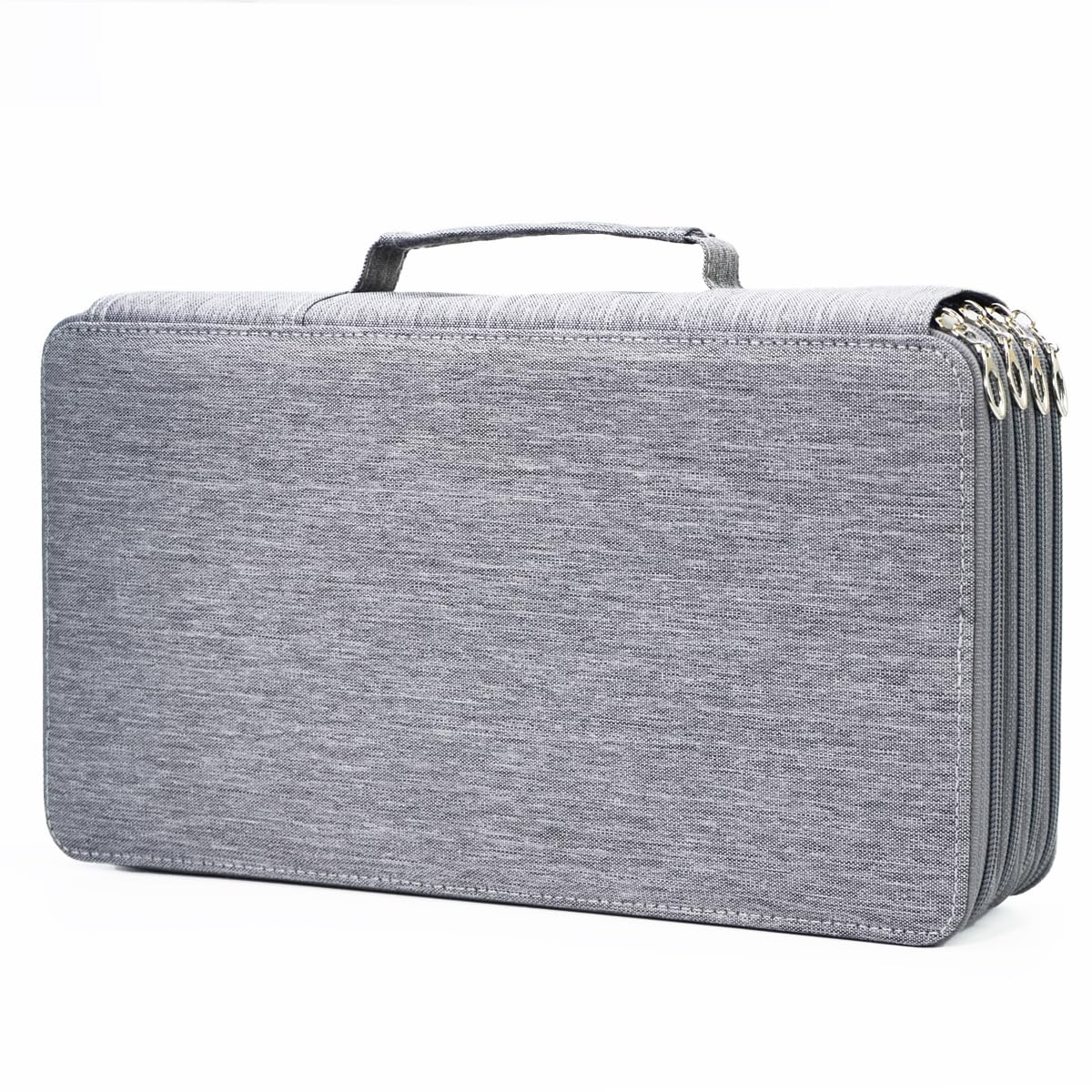 YOUNGCOL 300-Capacity Colored Pencil Case Pen Organizer(Gray)