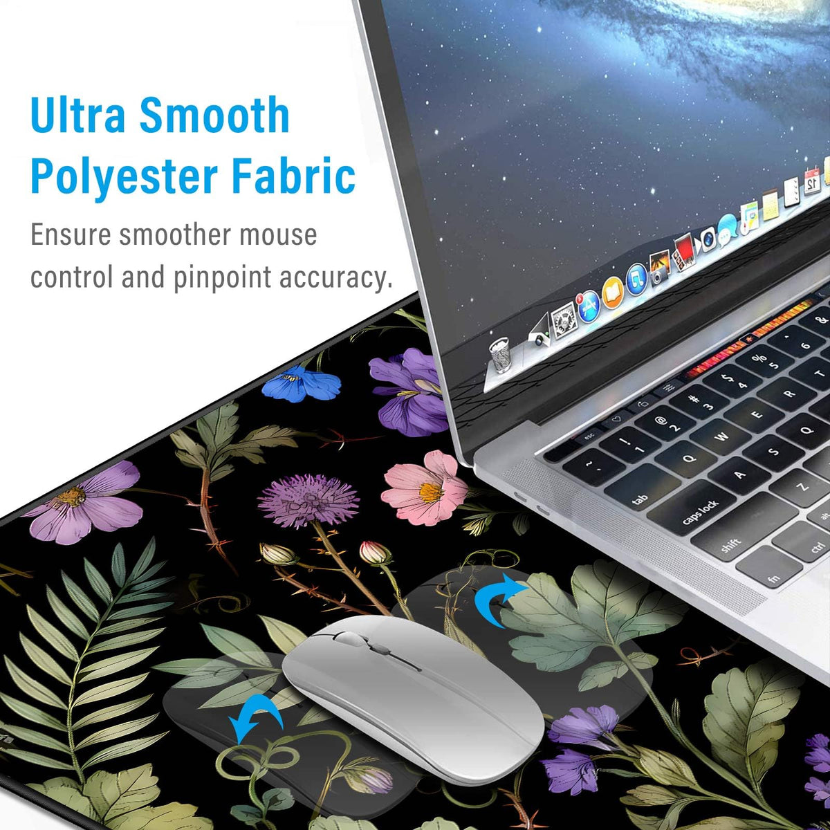 Anpollo Large Computer Gaming Mouse Pad,XXL Gaming Desk Mat with Non-Slip Rubber Base, Stitched