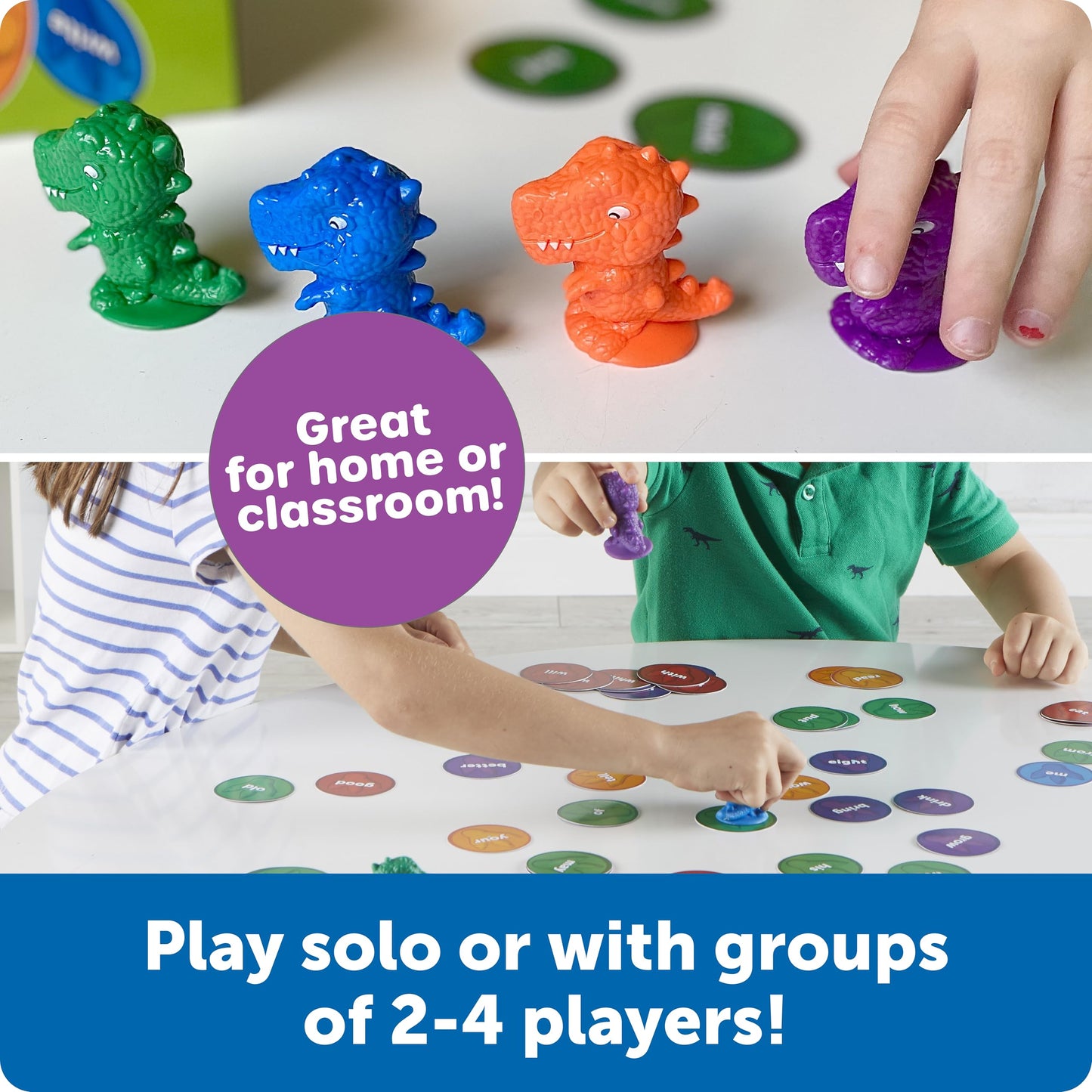Learning Resources Sight Word Stomp! - Alphabet Toys, Phonics Flash Cards, Classroom Board Games